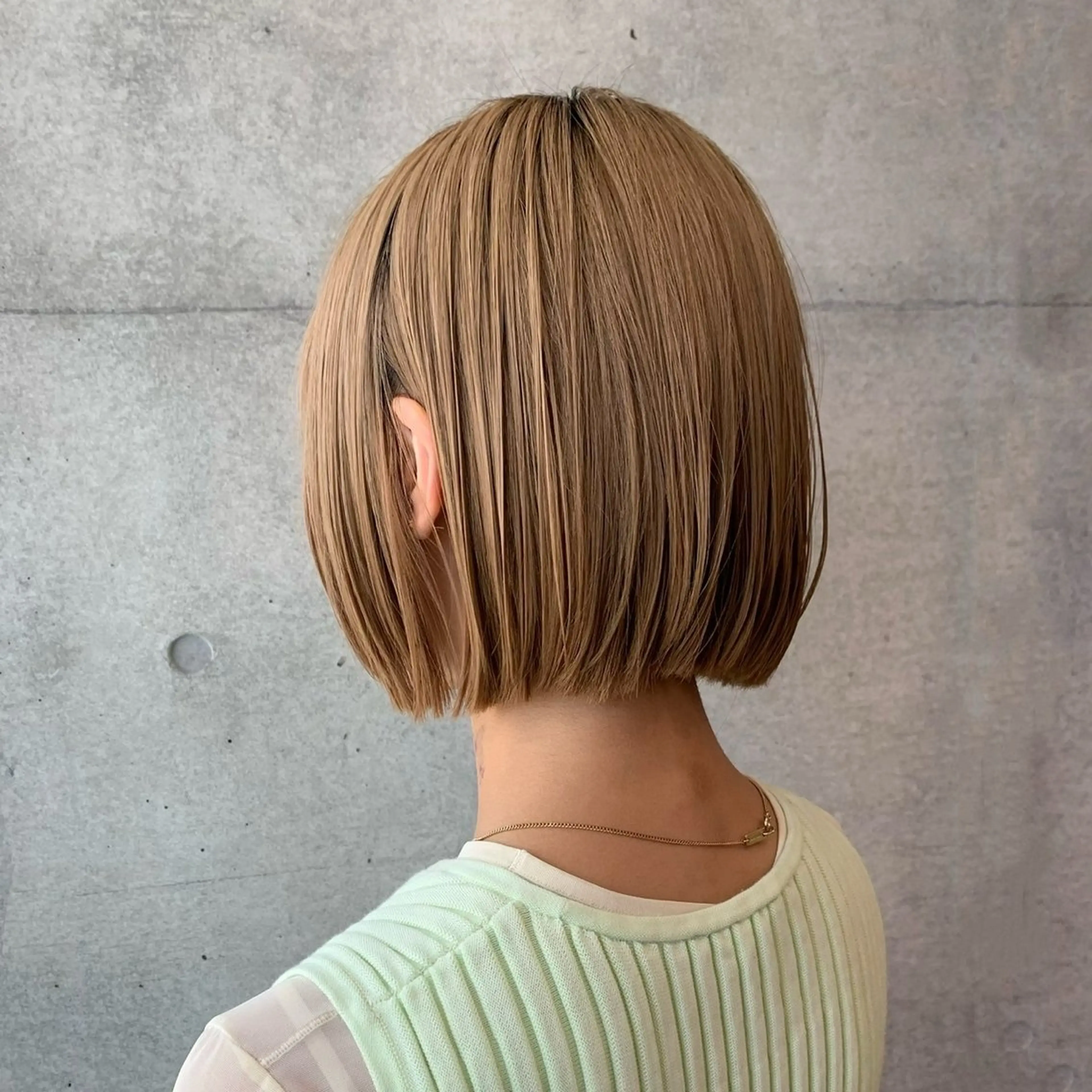 セミロング カラー 韓国レイヤー/透明感 /髪質改善/アジキのヘアスタイル