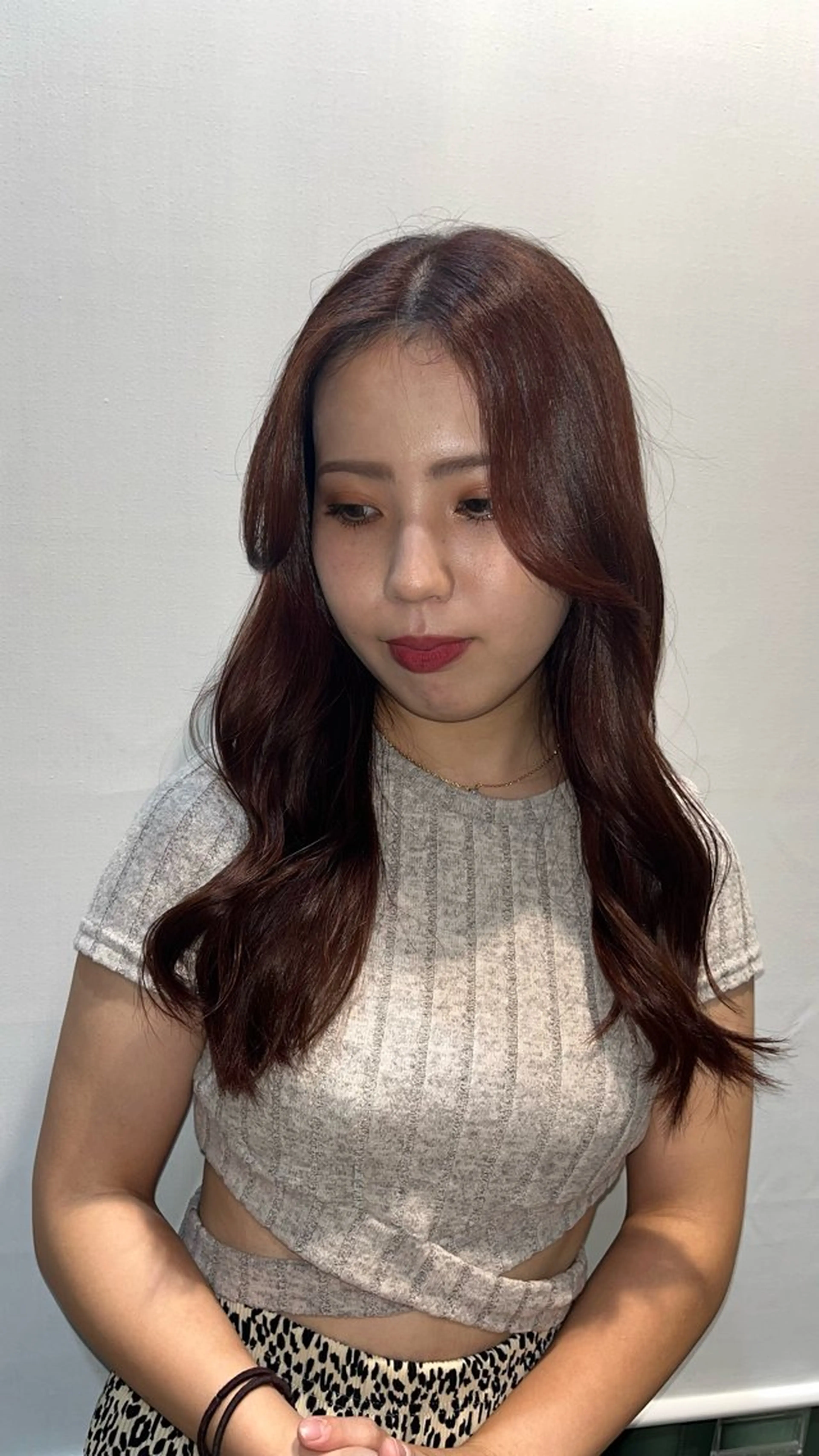 ロング カラー ブラウンカラー ピンクカラー ピンクブラウン 𝐚𝐨𝐢🩰/ パーソナルカラーのヘアスタイル