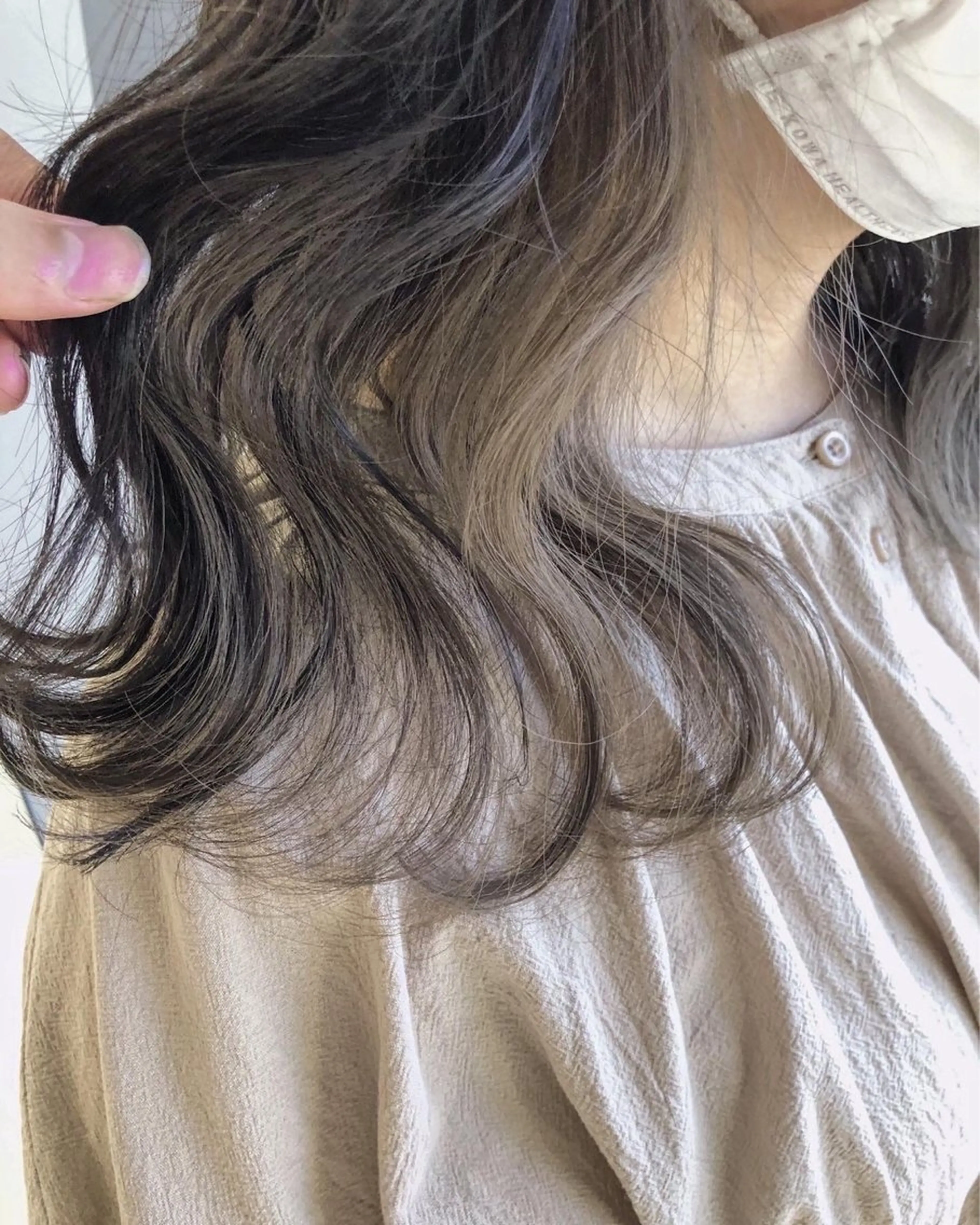 ミディアム カラー GiseL ジゼル六本松のヘアスタイル