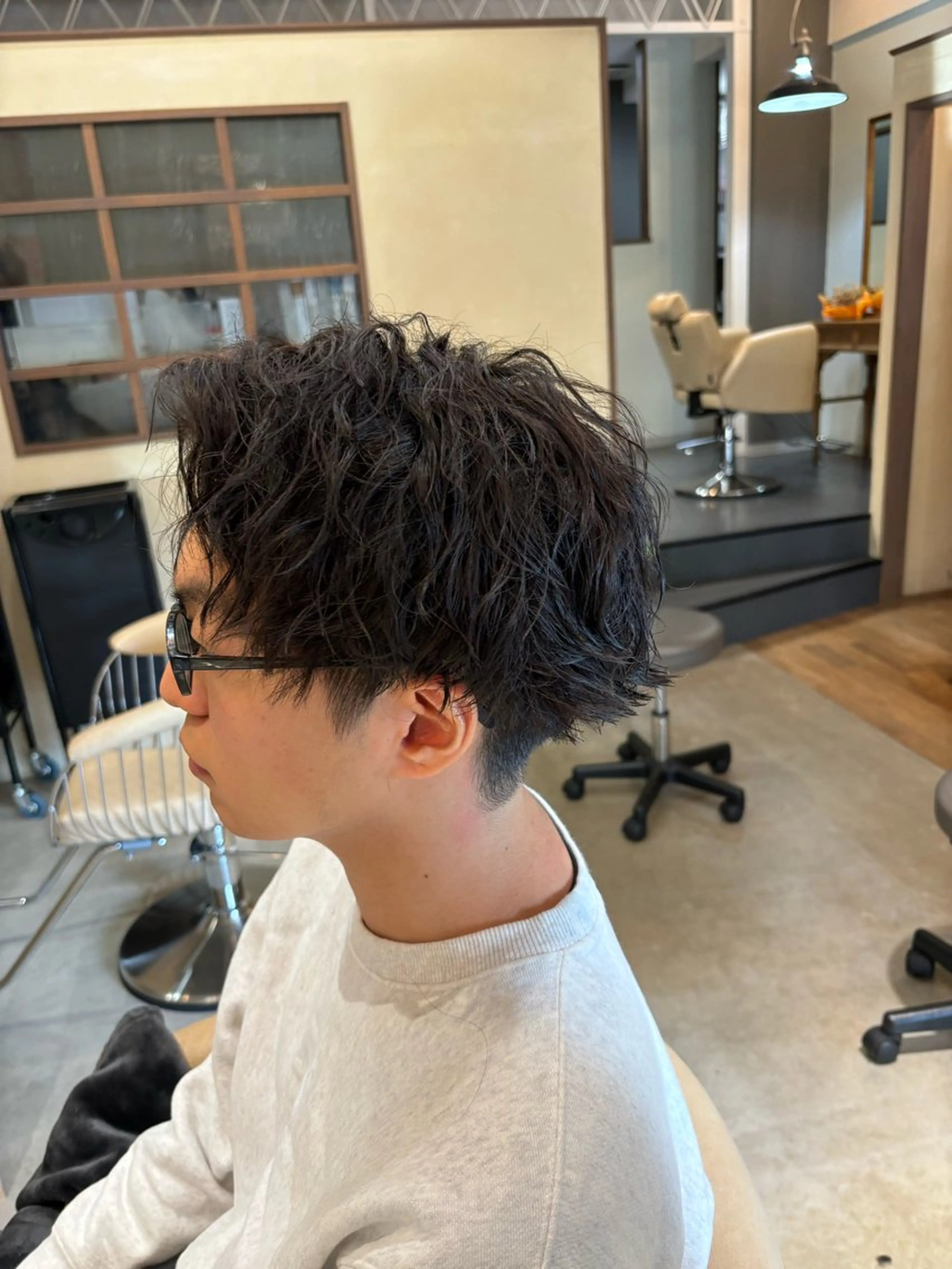 ショート メンズ カット パーマ トリートメント 鹿児島 TSUBASAのヘアスタイル