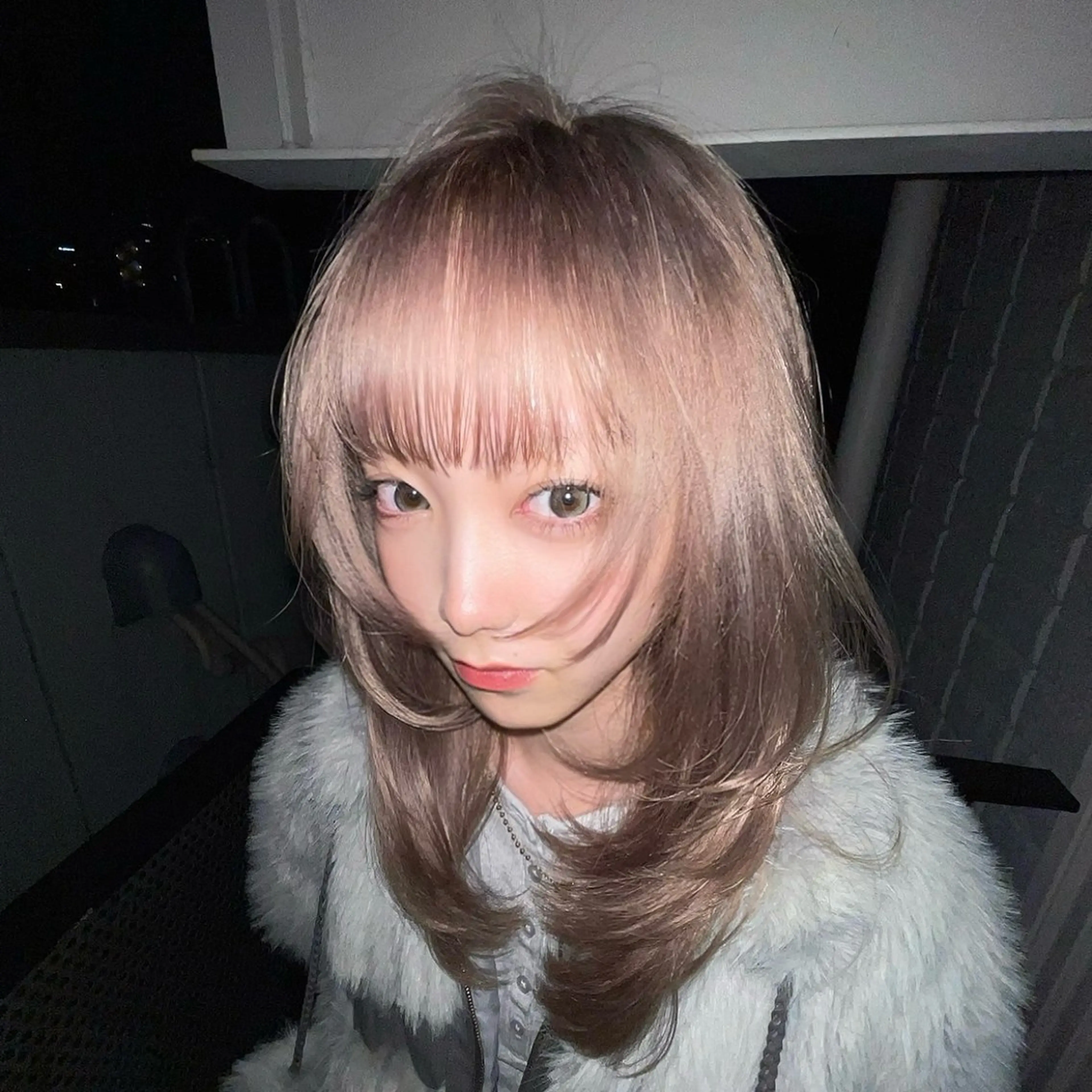 ミディアム カラー カット ヘアカラー レイヤー/透明感 カラー✩.*˚チャンのヘアスタイル