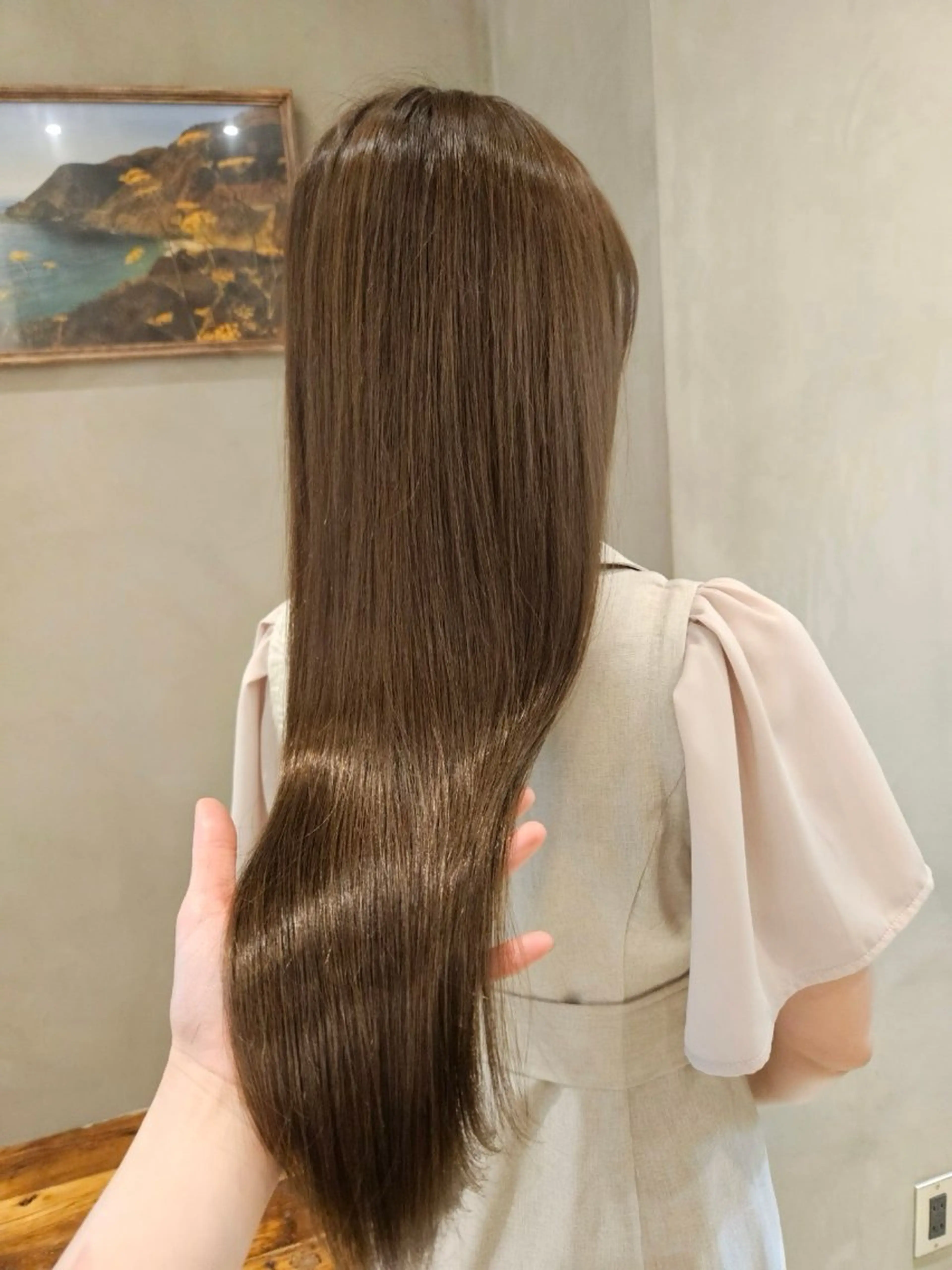 ロング カラー 天神/韓国レイヤー /髪質改善/ココロのヘアスタイル
