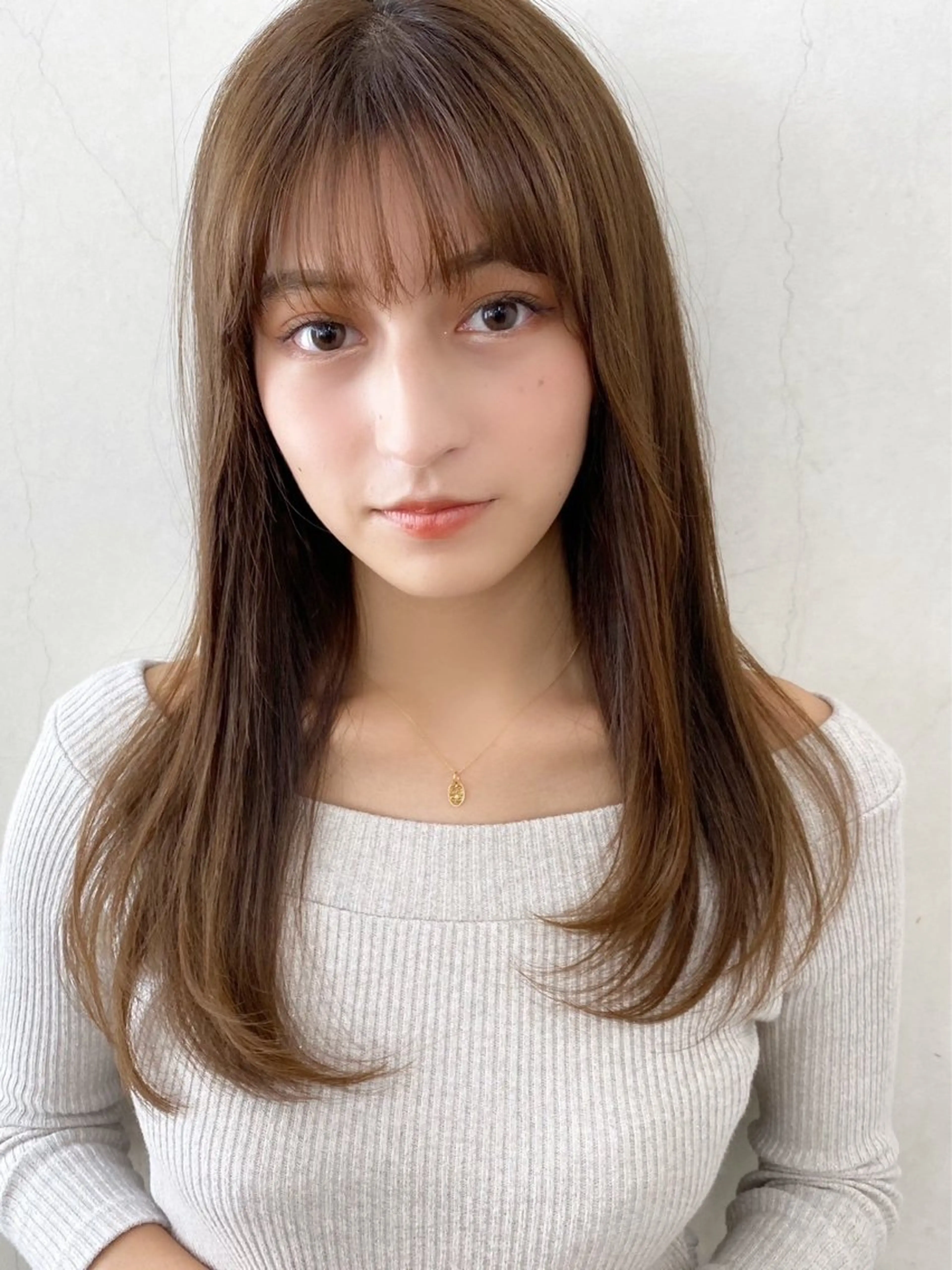 ロング カット レベンス田町 西谷悠のヘアスタイル
