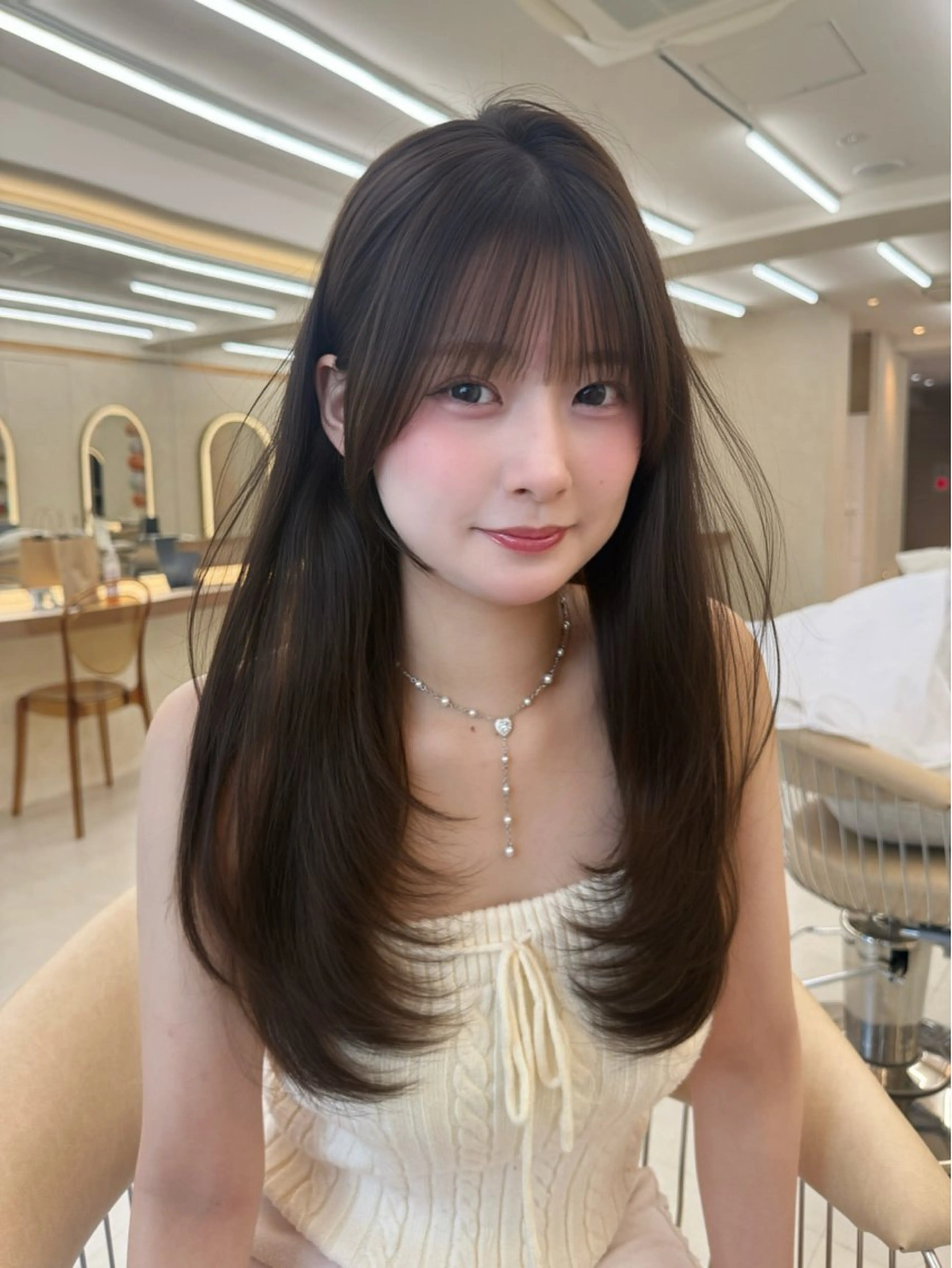 ロング ゆい 似合わせカットのヘアスタイル
