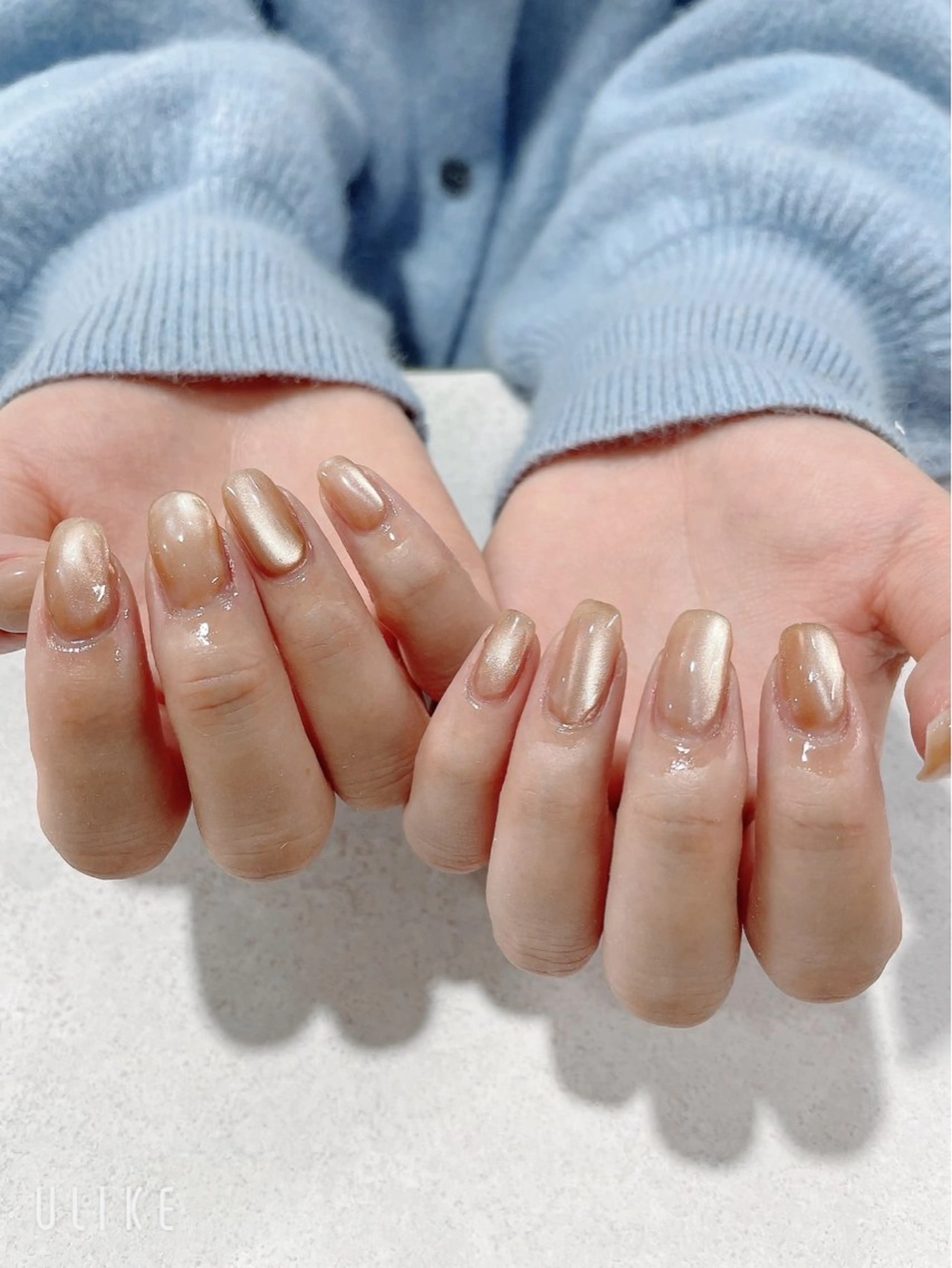 ネイル ジェルネイル マグネットネイル ニュアンスネイル オフィスネイル パラジェル tete nailstudioのネイルデザイン