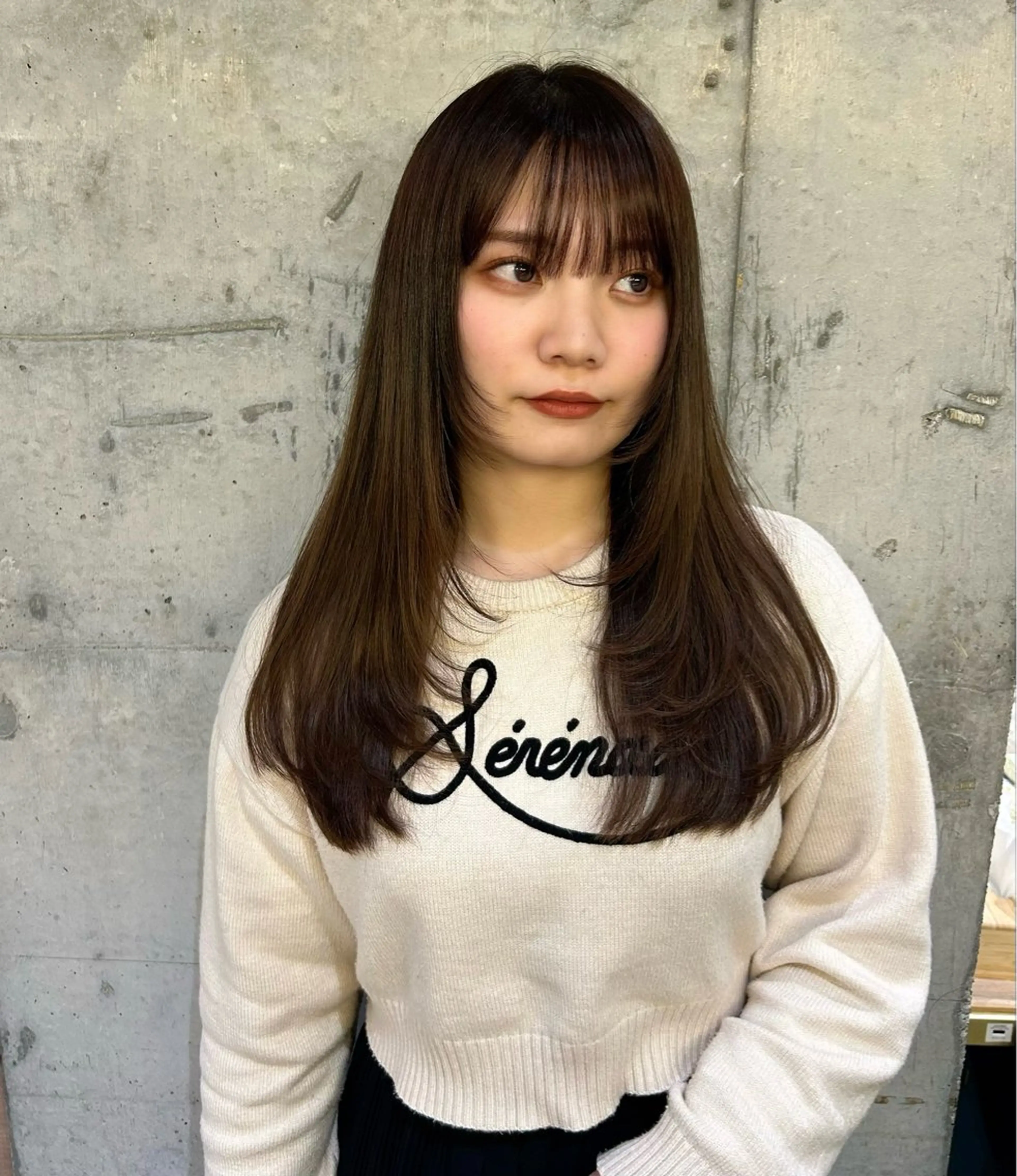 ロング レイヤーカット カット rina似合わせ レイヤー/メンズのヘアスタイル