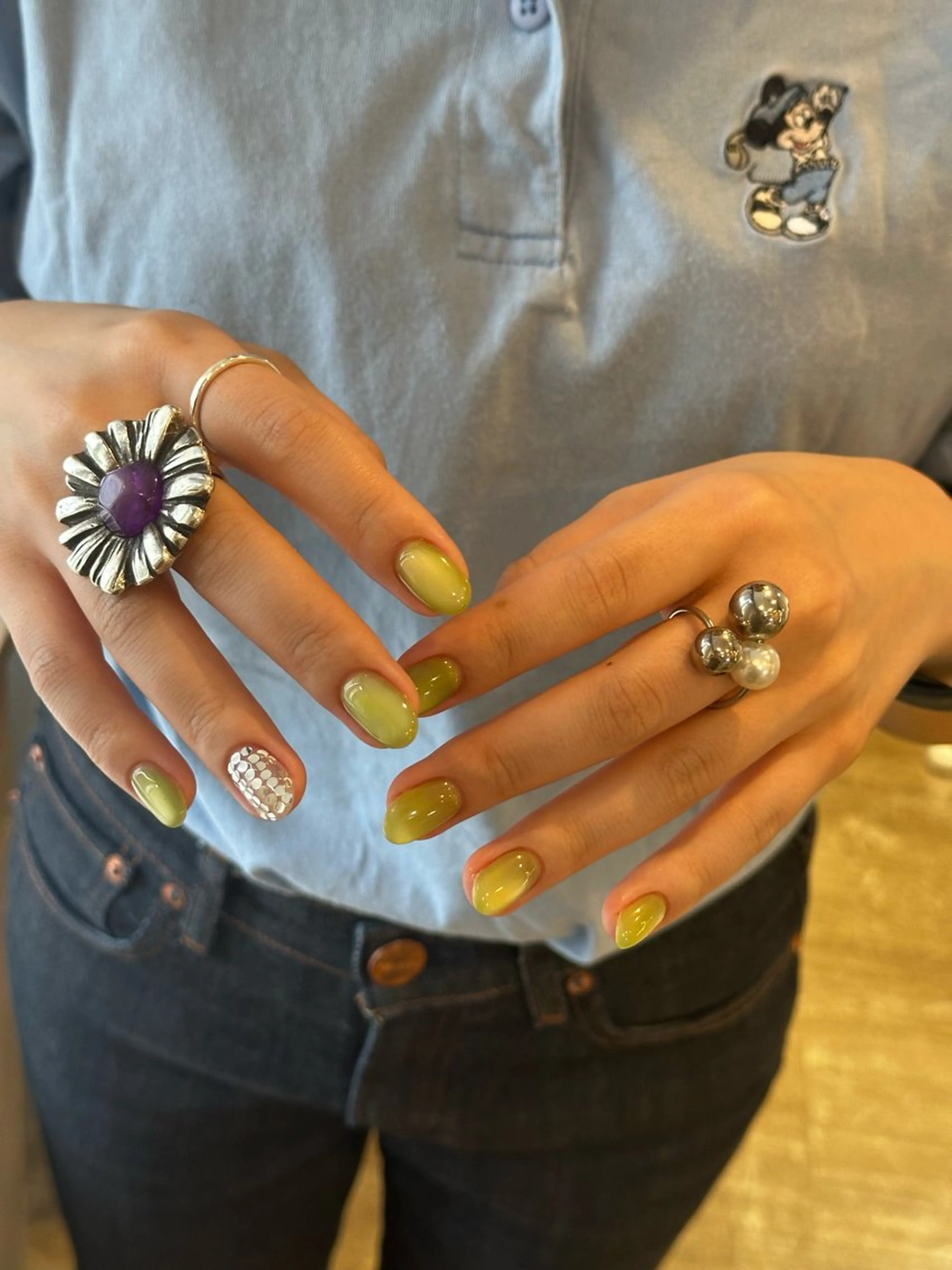 ネイル アートネイル ニュアンスネイル ハンドネイル Natsuko 🪼のネイルデザイン