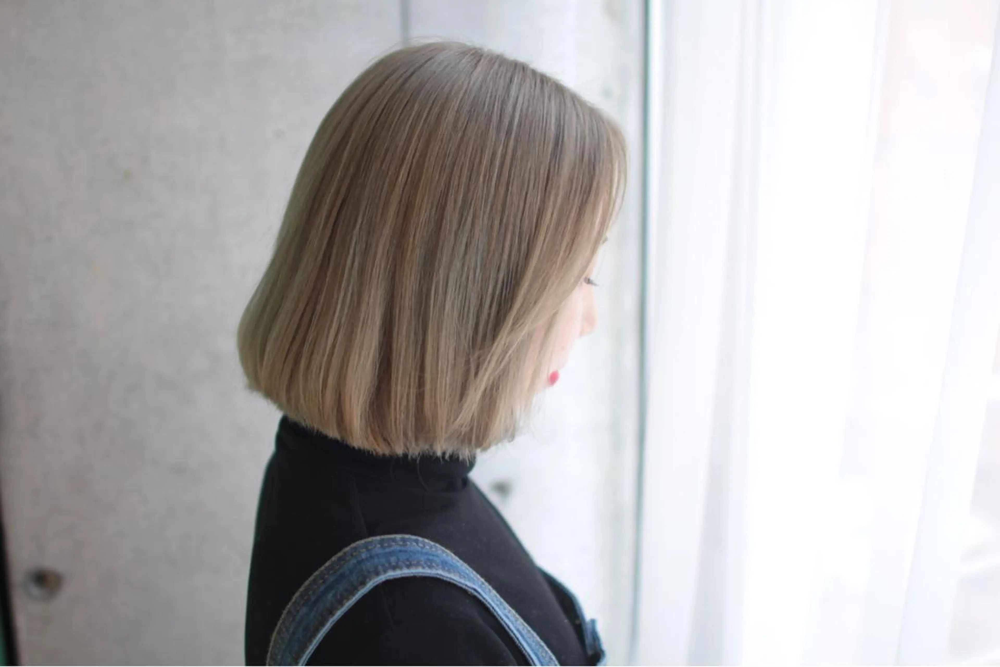 ミディアム カラー 堺 鳳 ママ美容師 yukariのヘアスタイル