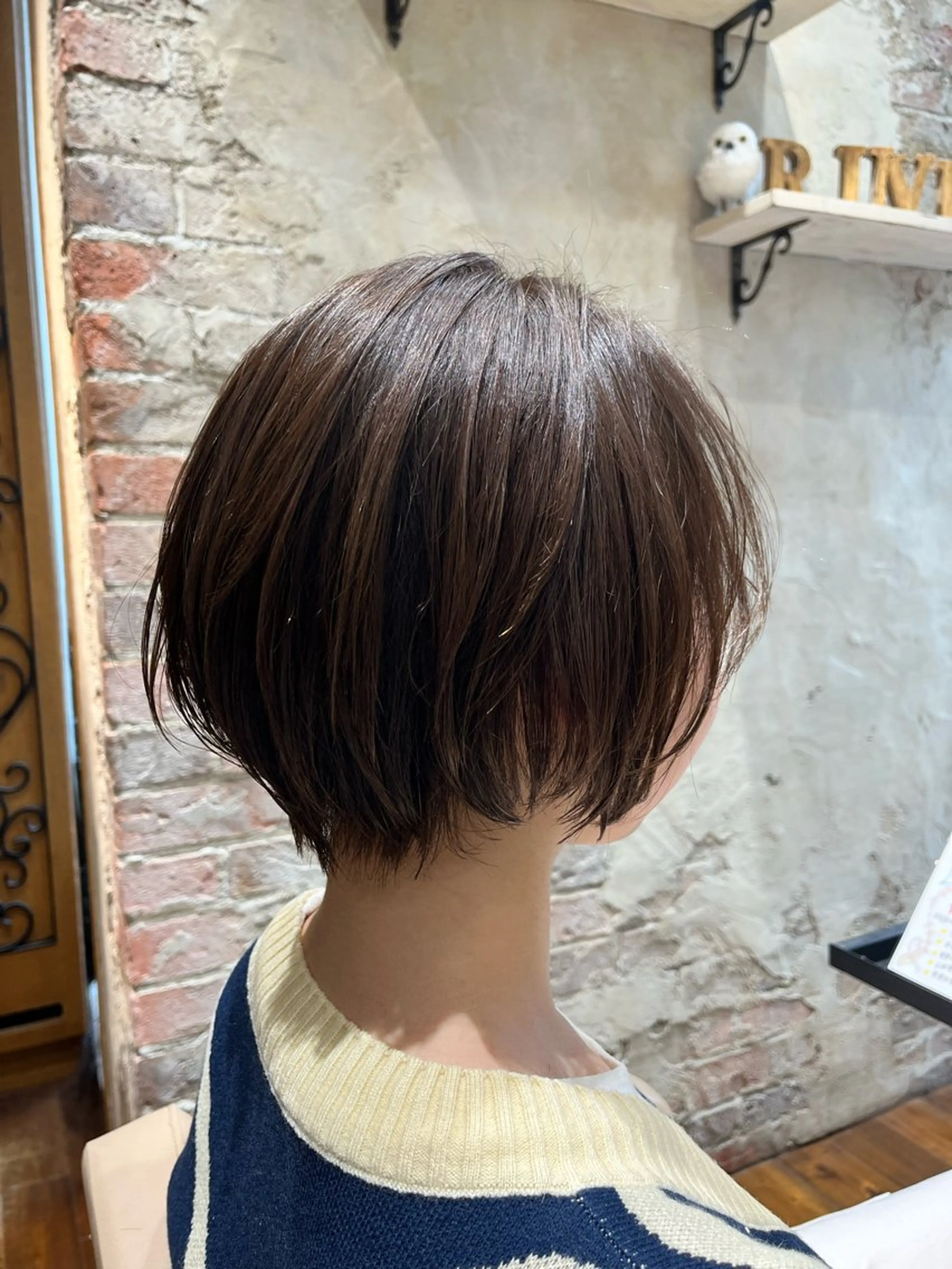 ショート 顔まわりカット 前髪カット安井楽人のヘアスタイル