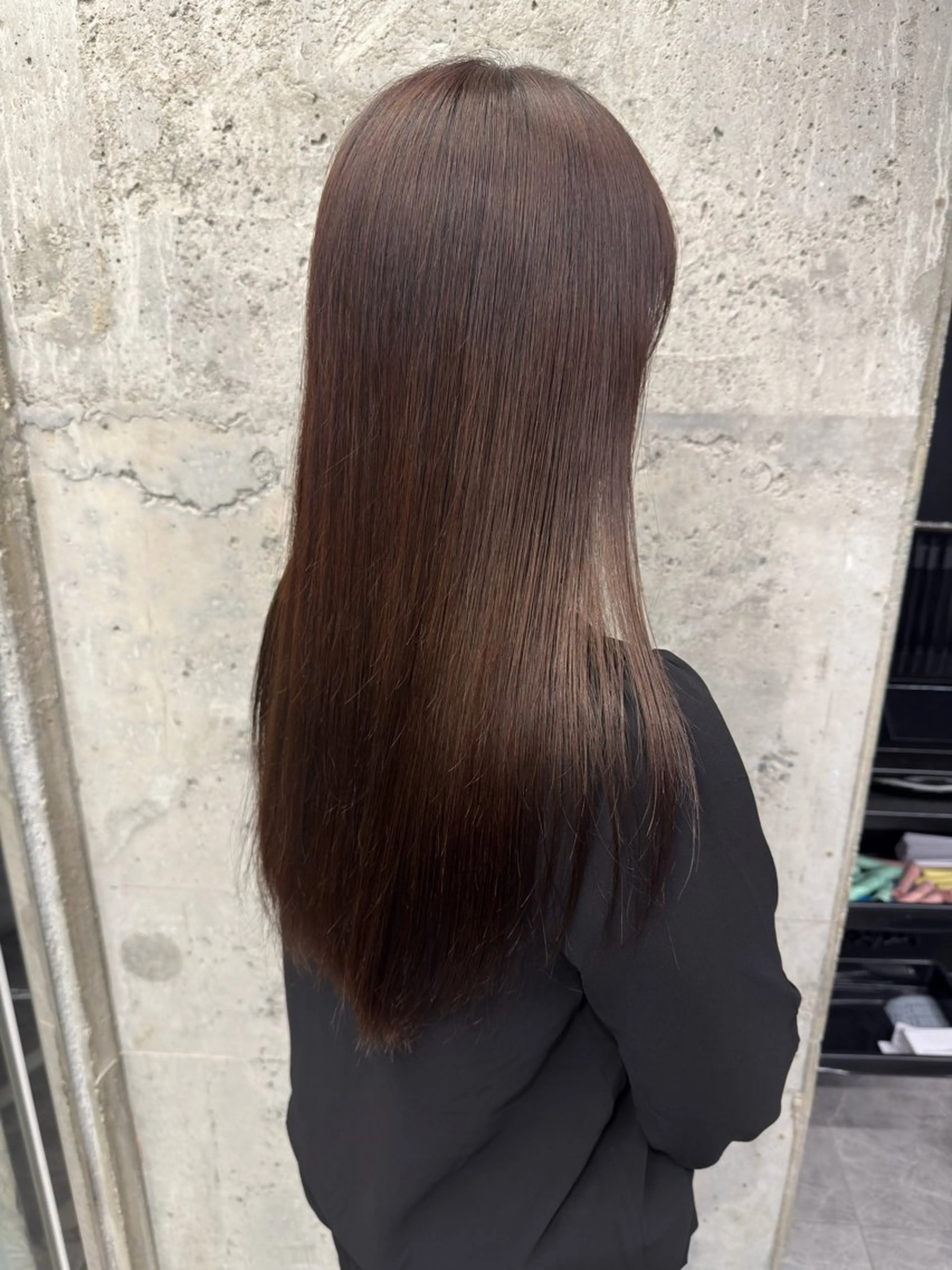 セミロング トリートメント 【感動の艶髪💖】 溝の口/坂本柊星のヘアスタイル