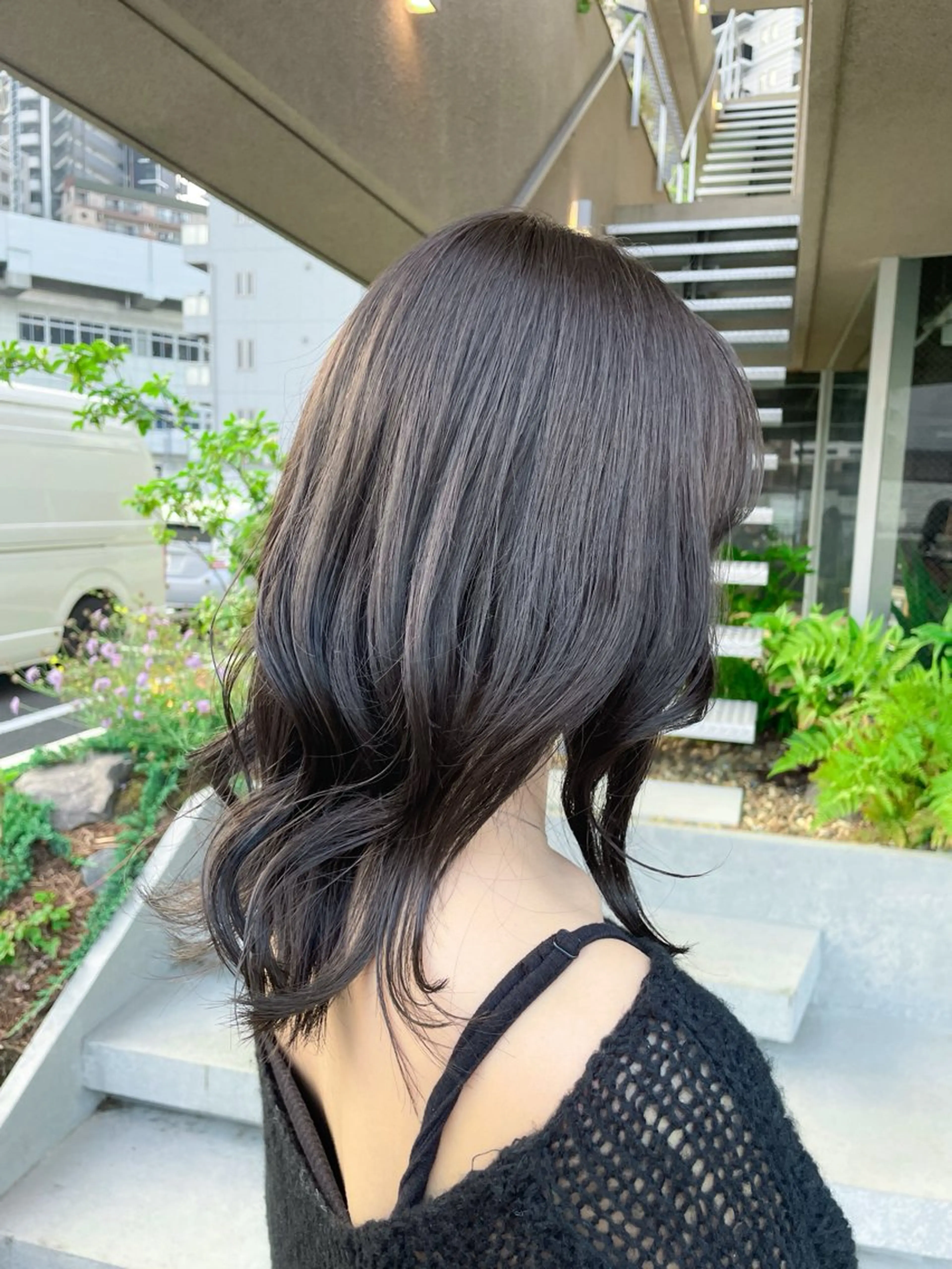 ミディアム 大坂谷 さくらのヘアスタイル