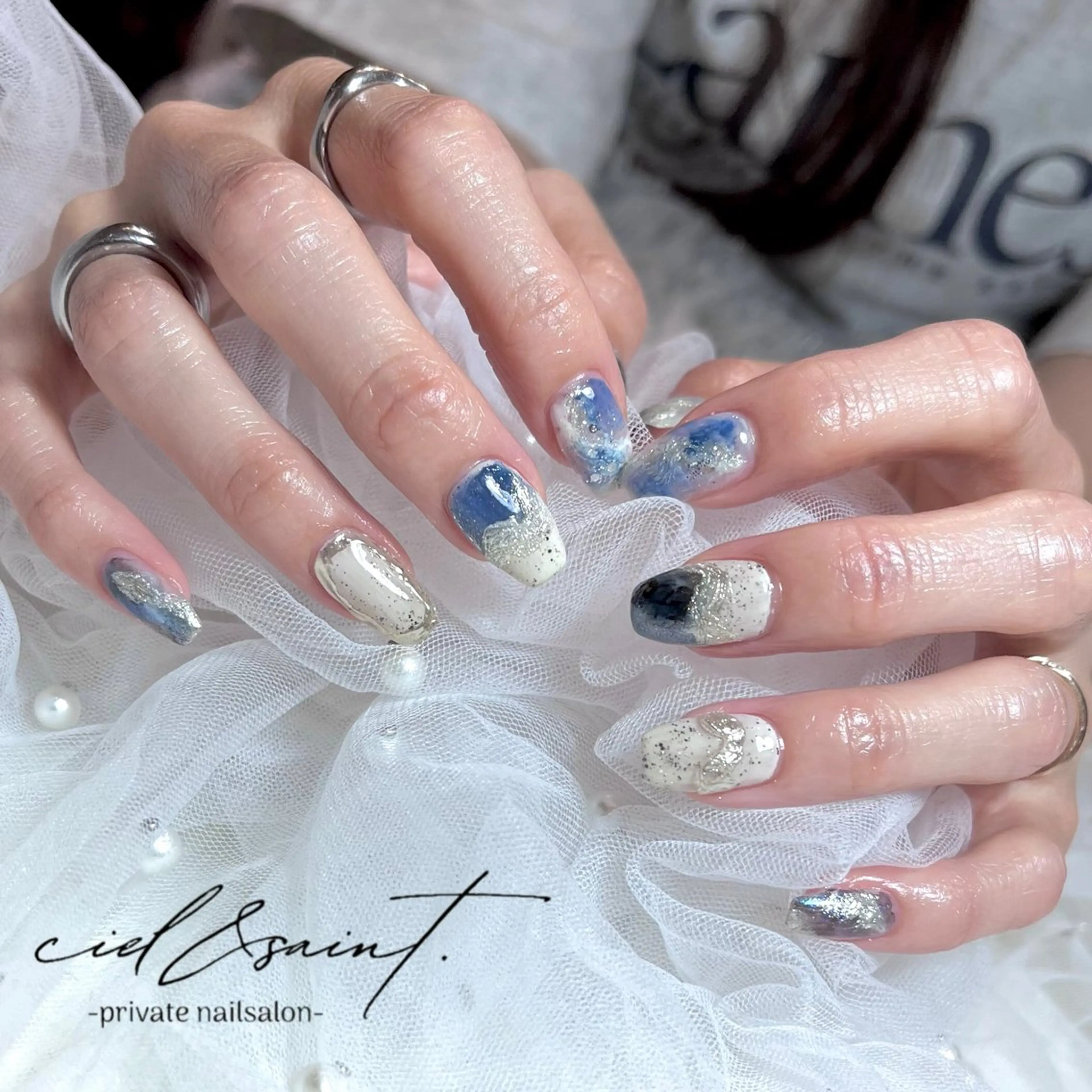 ネイル ハンドネイル nail salon ciel&saintのネイルデザイン