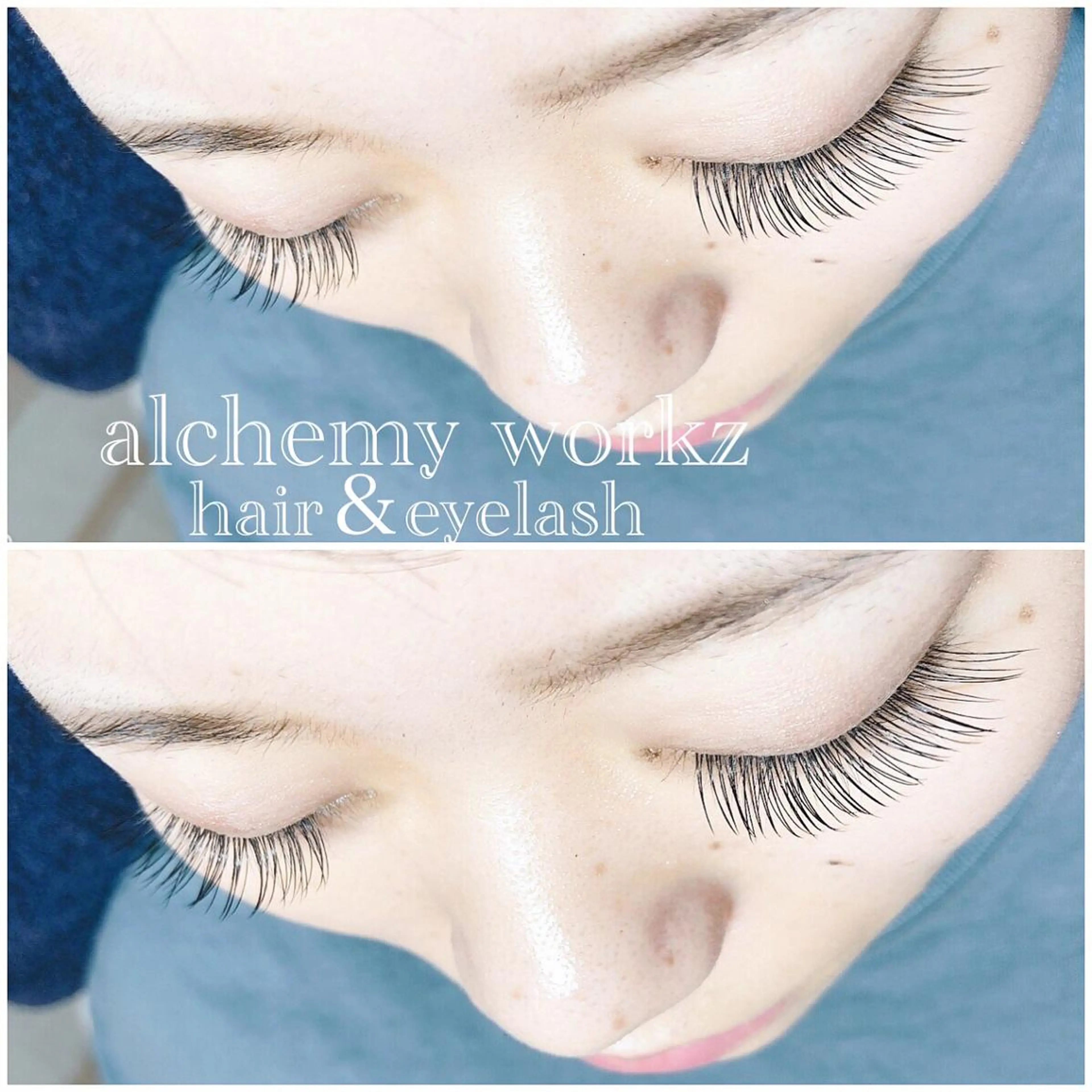 マツエク・マツパ フラットラッシュ alchemy workzのマツエク・マツパデザイン