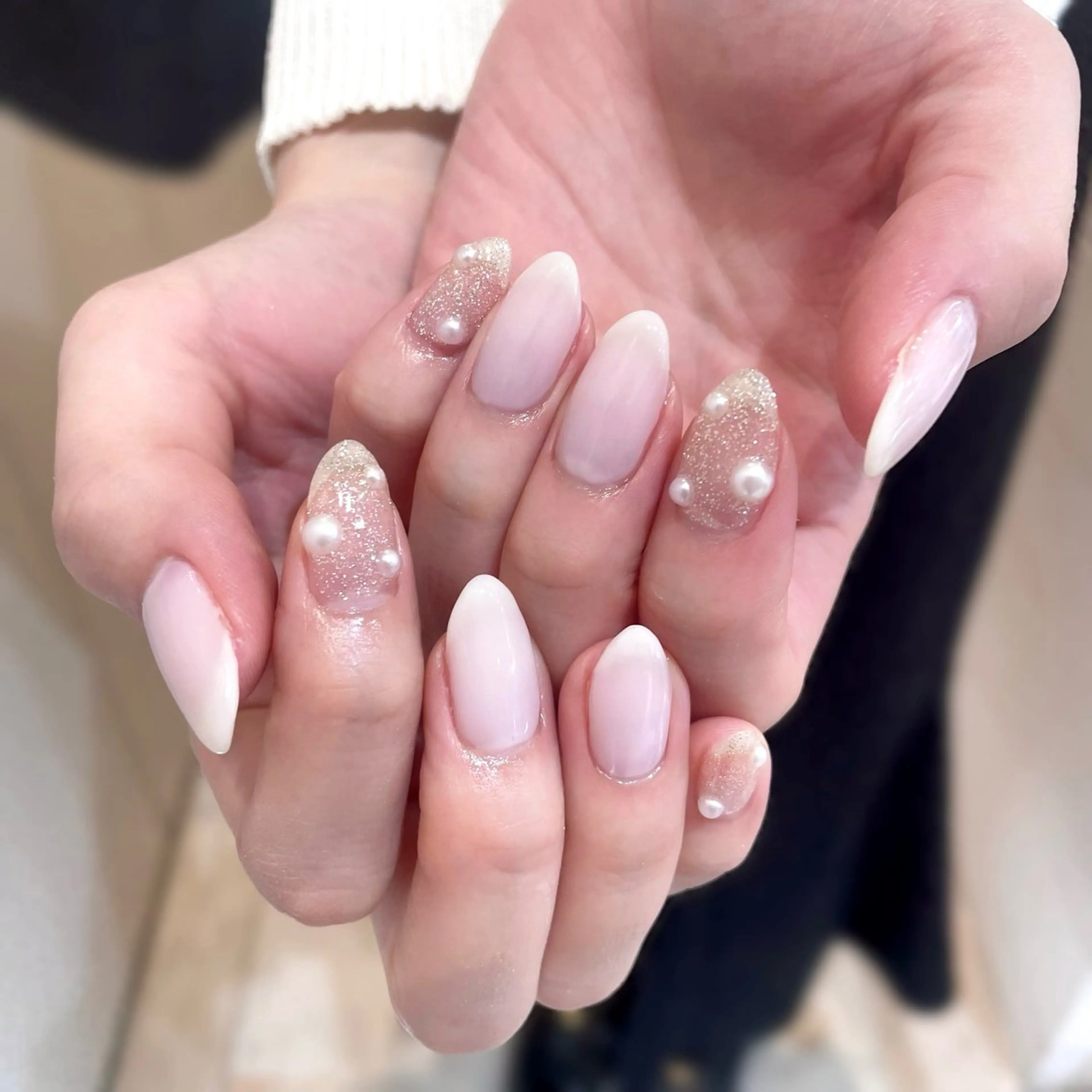 ネイル シンプルネイル ハンドネイル Tsuki🌙/渋谷 /パラジェルのネイルデザイン