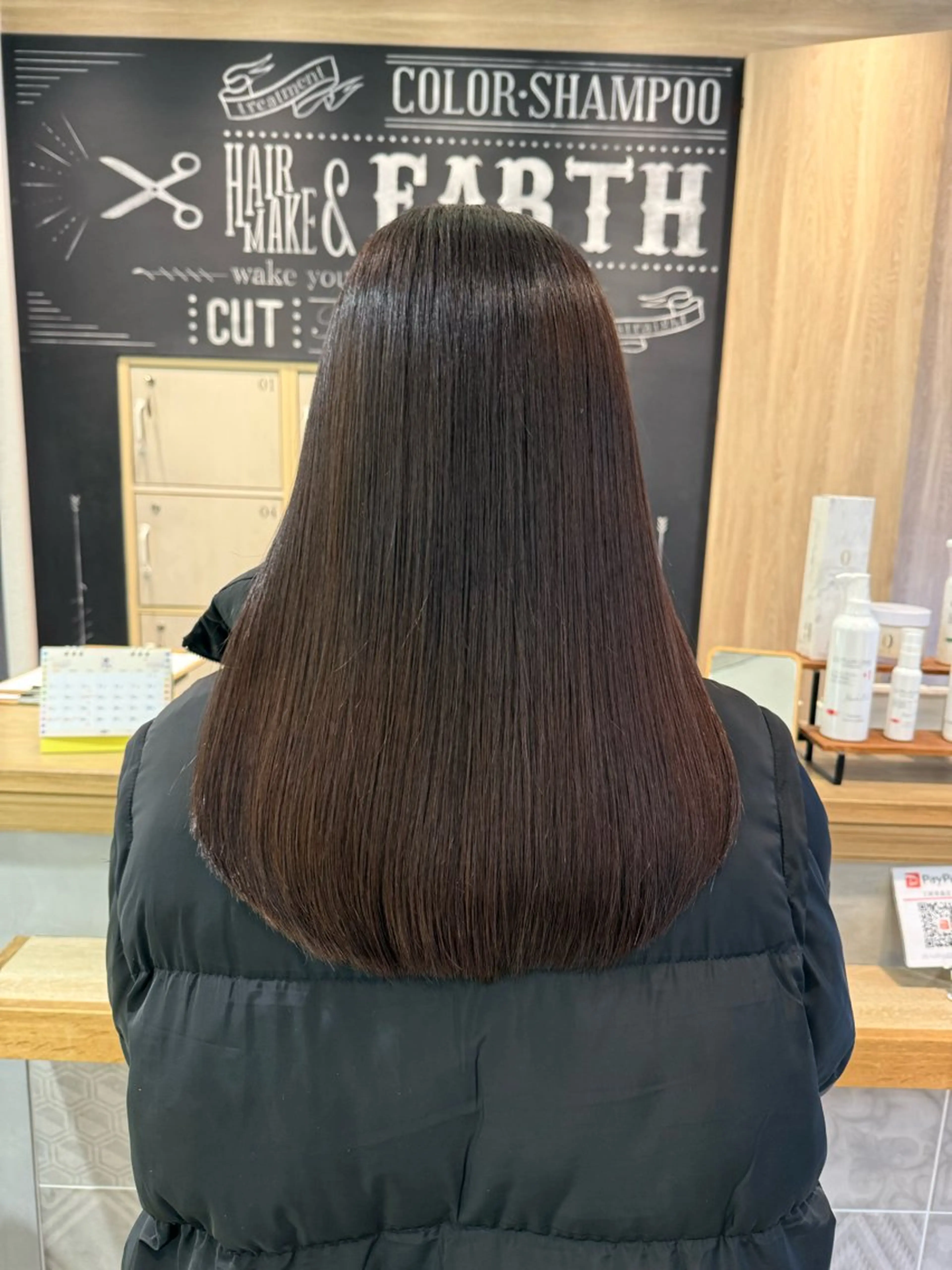 ロング カット ヘアカラー トリートメント 🩰 柔らかいカラー tomomi🌛のヘアスタイル