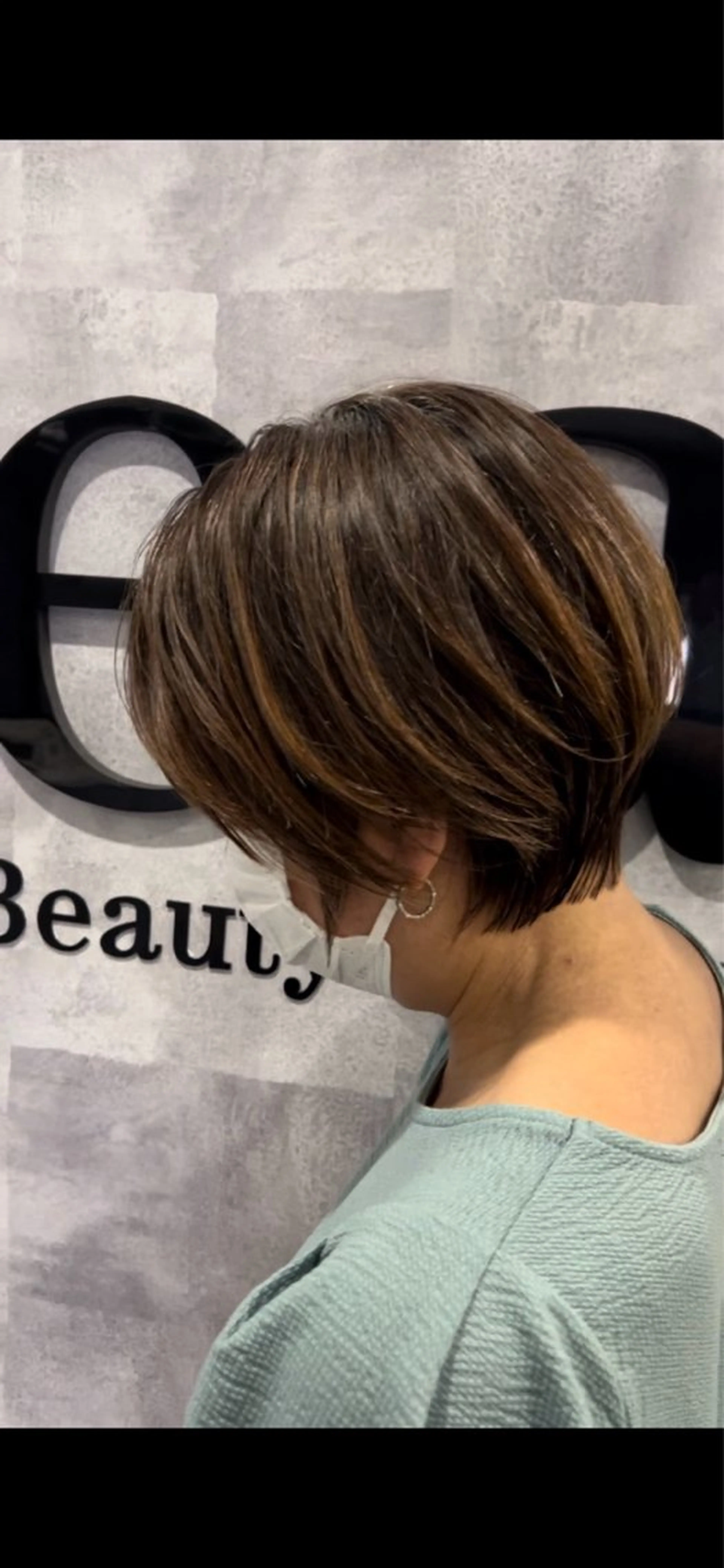 ショート レイヤーカット ✨藤原のヘアスタイル