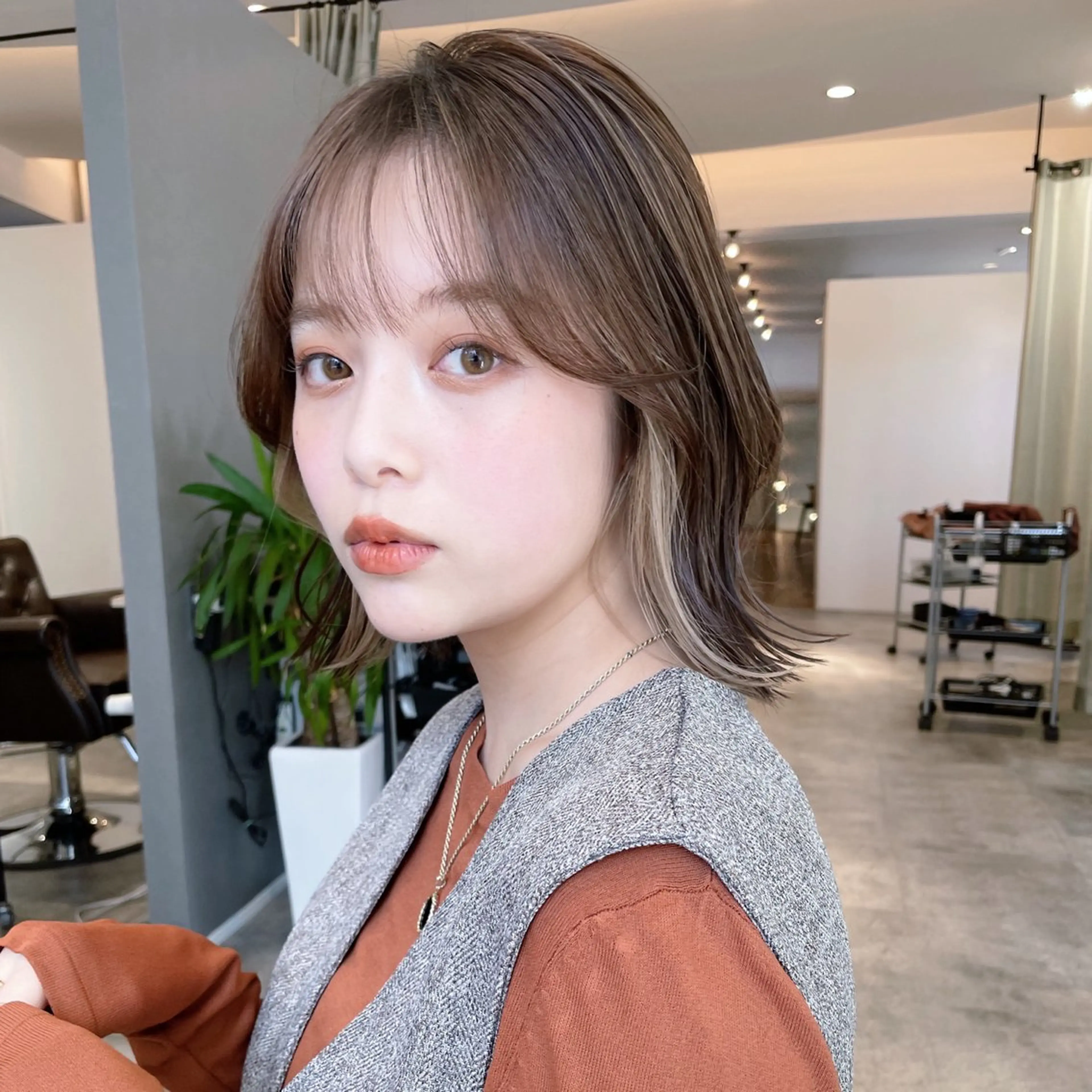 ミディアム i’ll 夏希のヘアスタイル