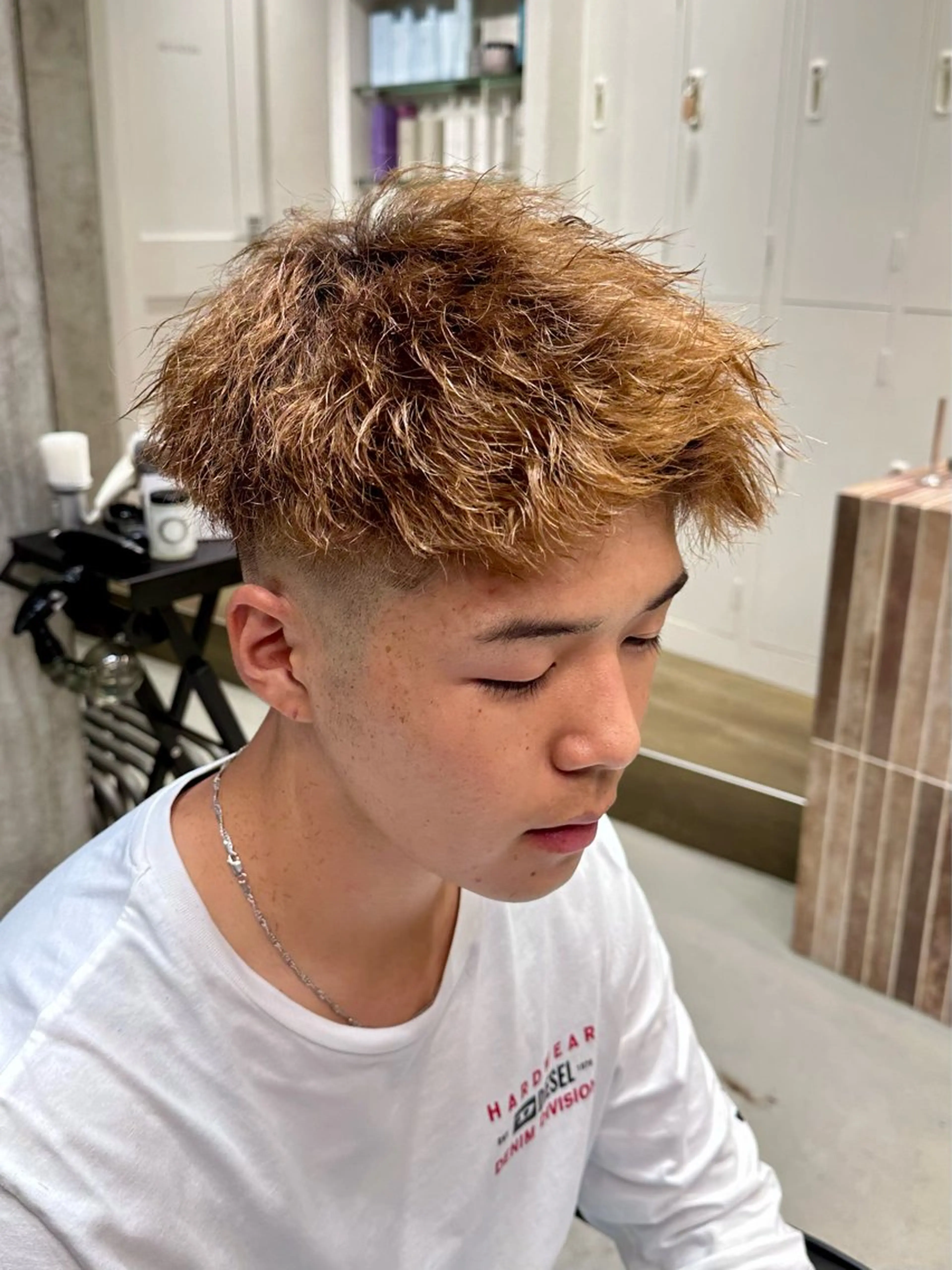 ショート メンズ 横浜/メンズ特化/ Farbe/田中颯斗のヘアスタイル