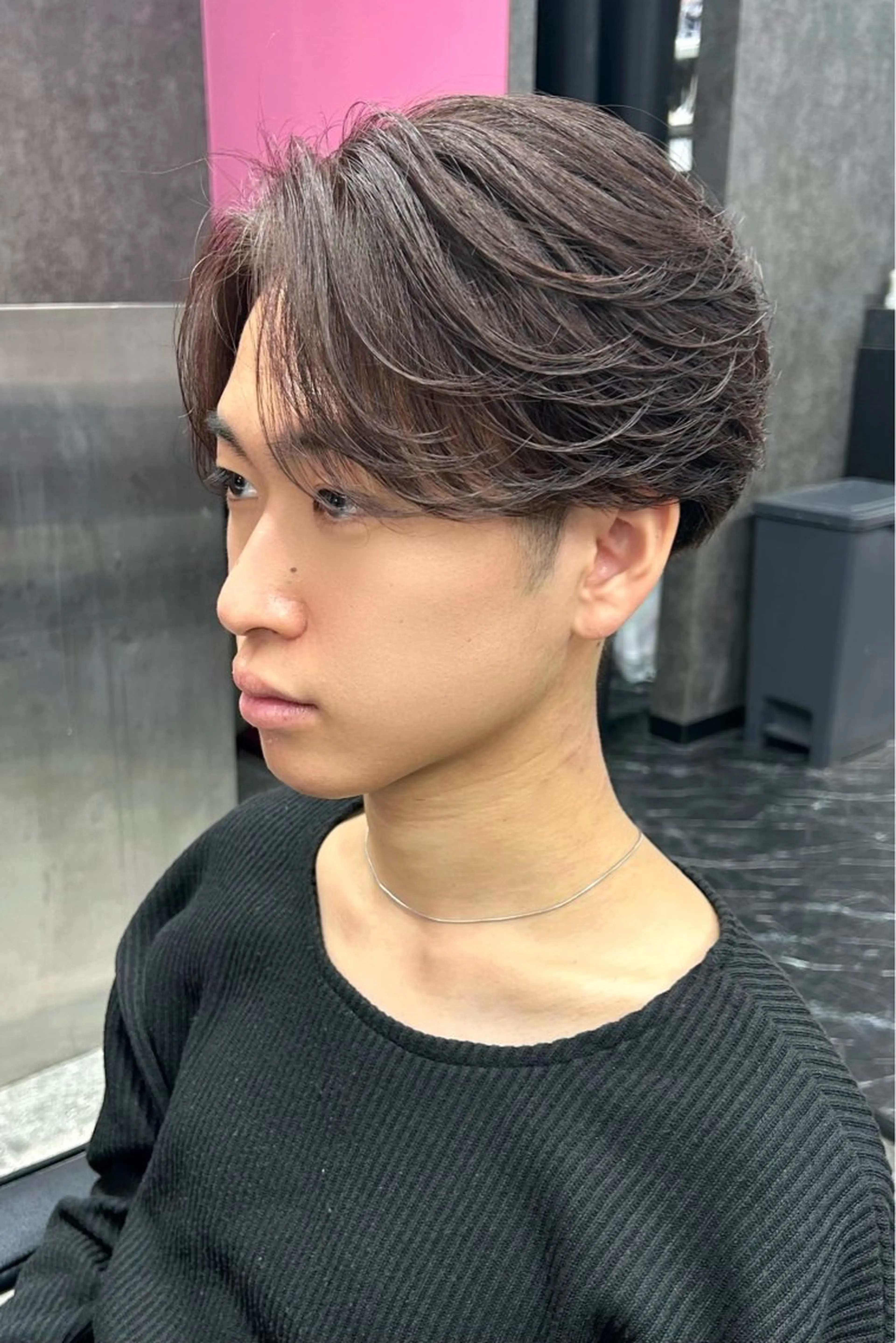 ショート カラー メンズ カット ヘアセット メンズスタイリスト 前田雄輝のヘアスタイル