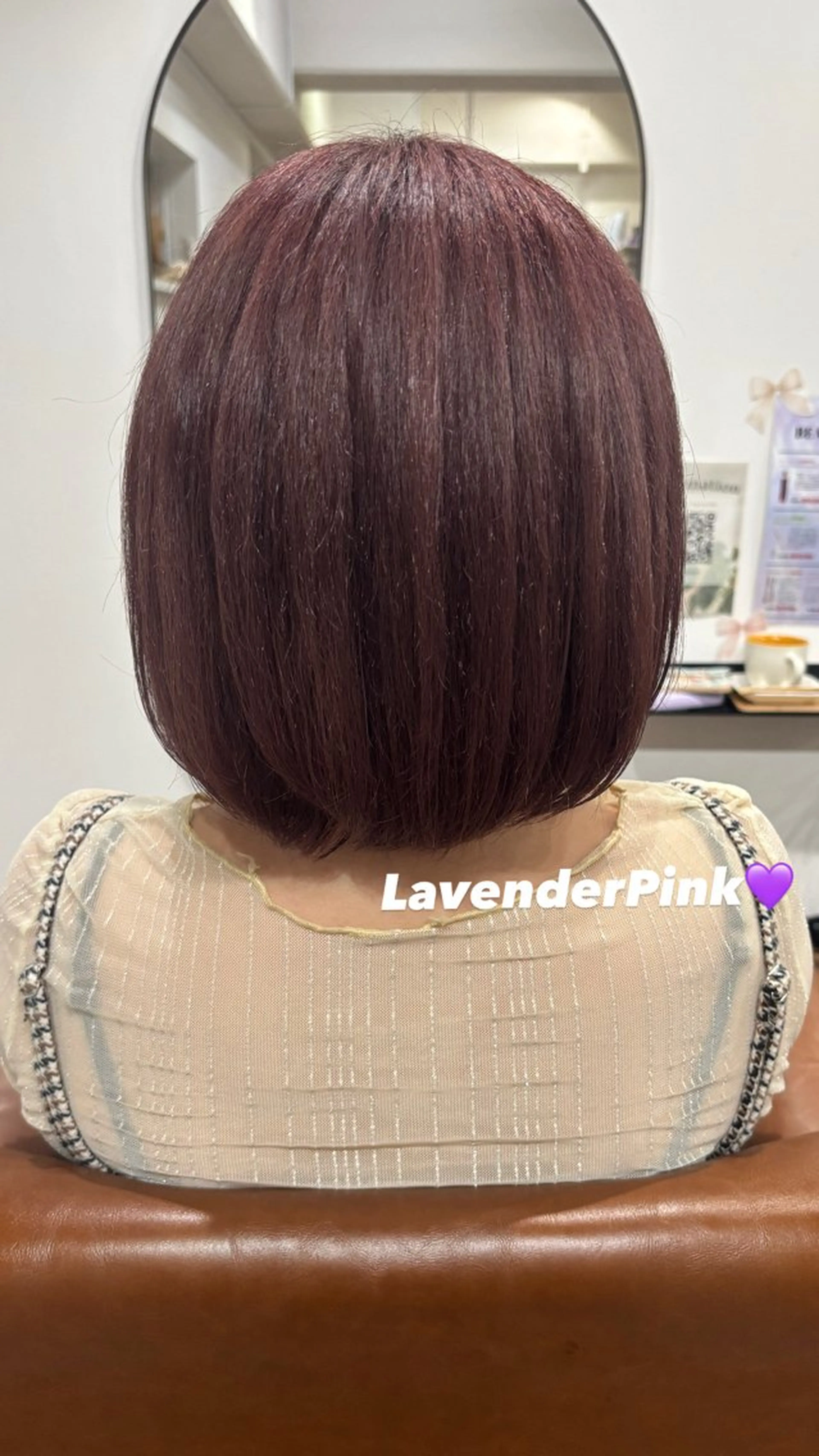 ミディアム カラー ヘアカラー 石井 美羽のヘアスタイル