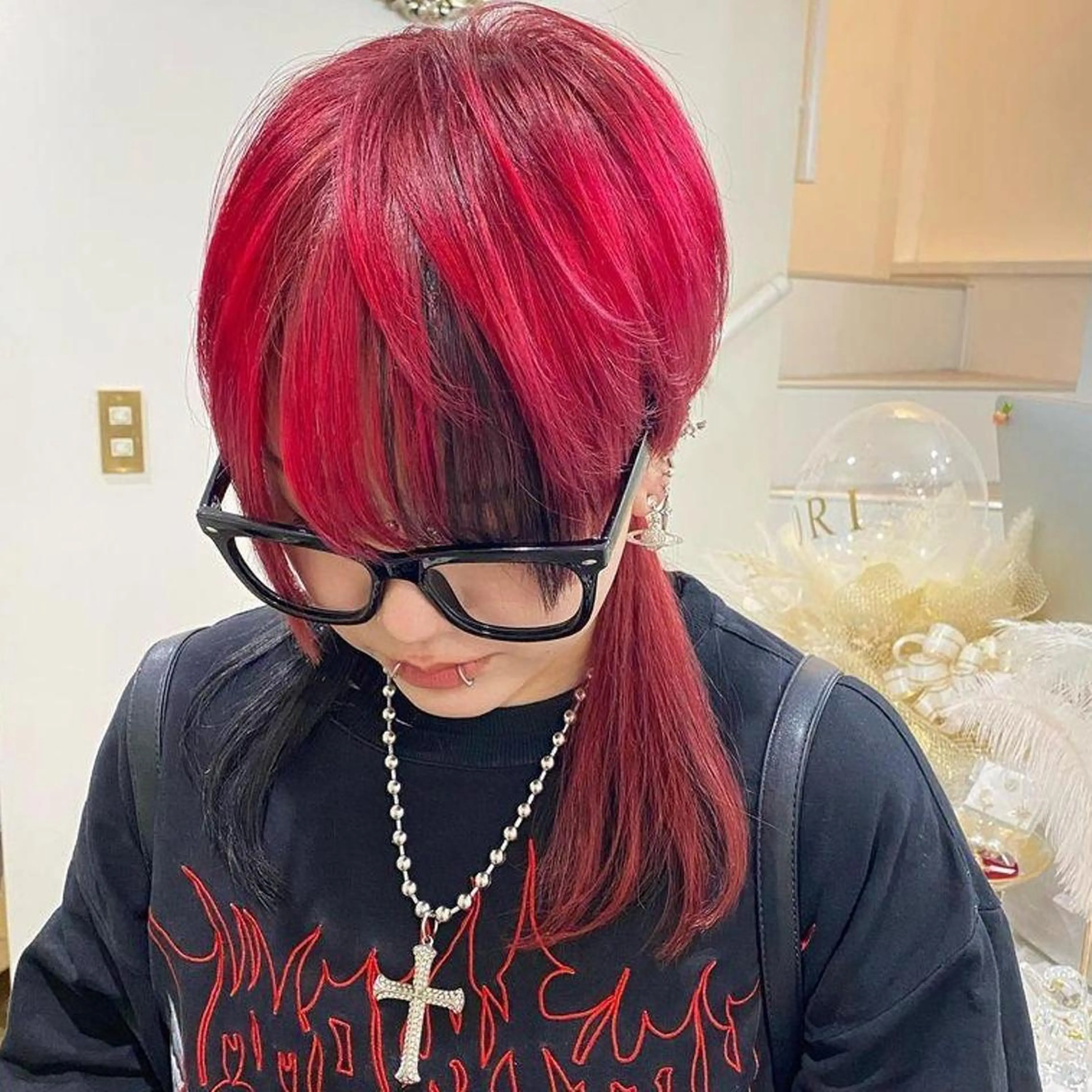 ショート カラー ORIKA 美容室のヘアスタイル