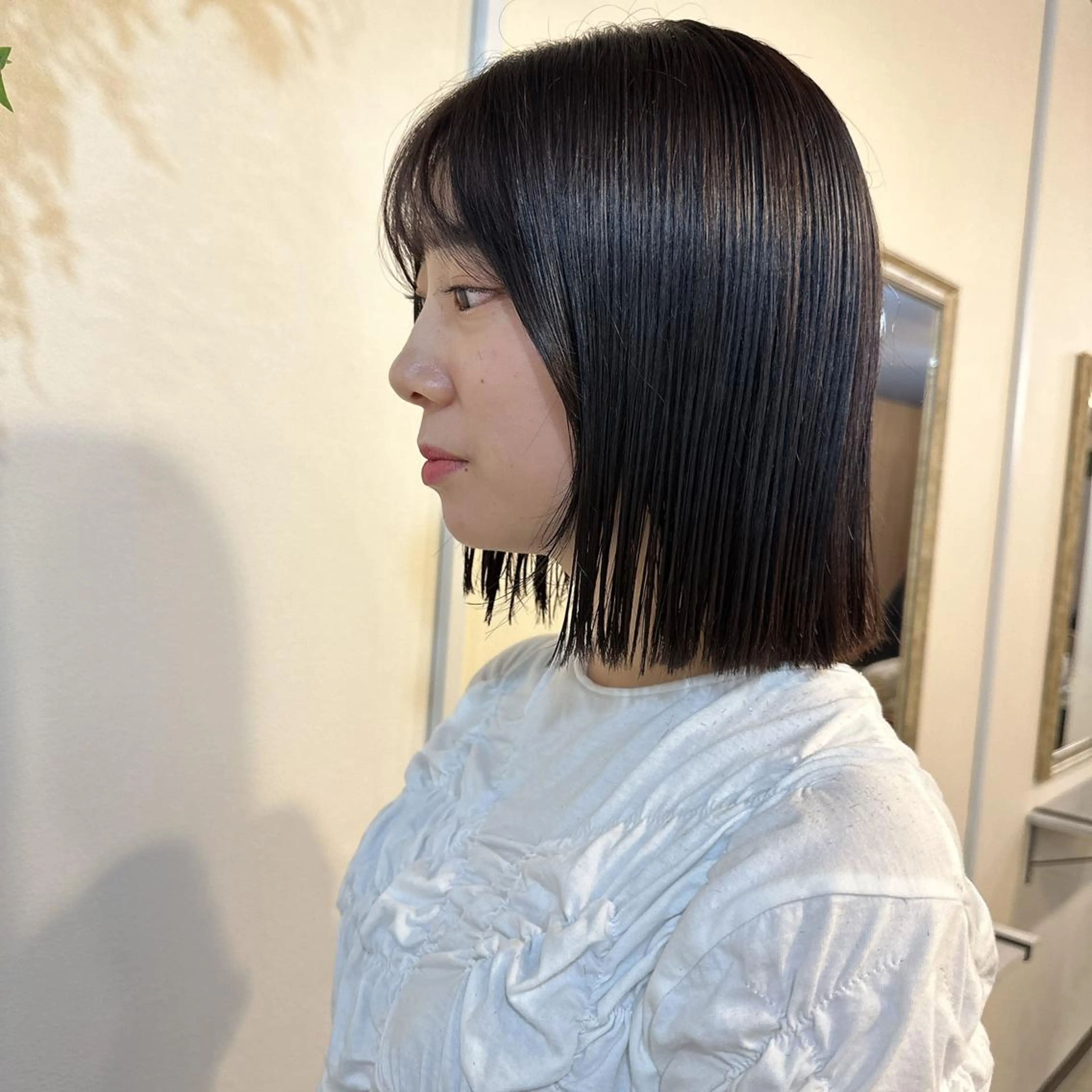 ショート 切りっぱなしボブ ボブ Sherry/R 三川町　木村祐里奈のヘアスタイル