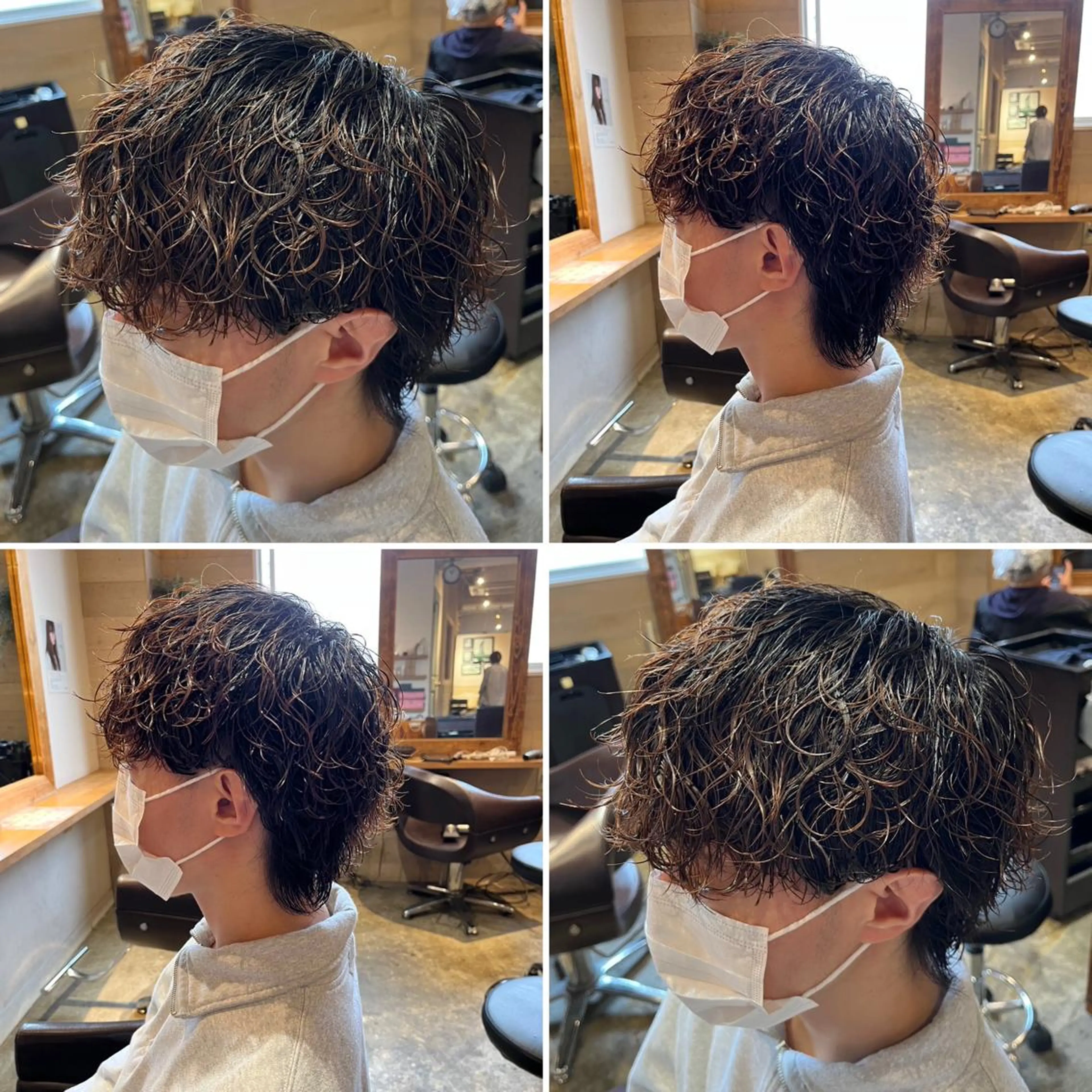 パーマ カット パーマ トリートメント ヘアセット 💈メンズパーマ特化 店長望月謙二郎💈のヘアスタイル