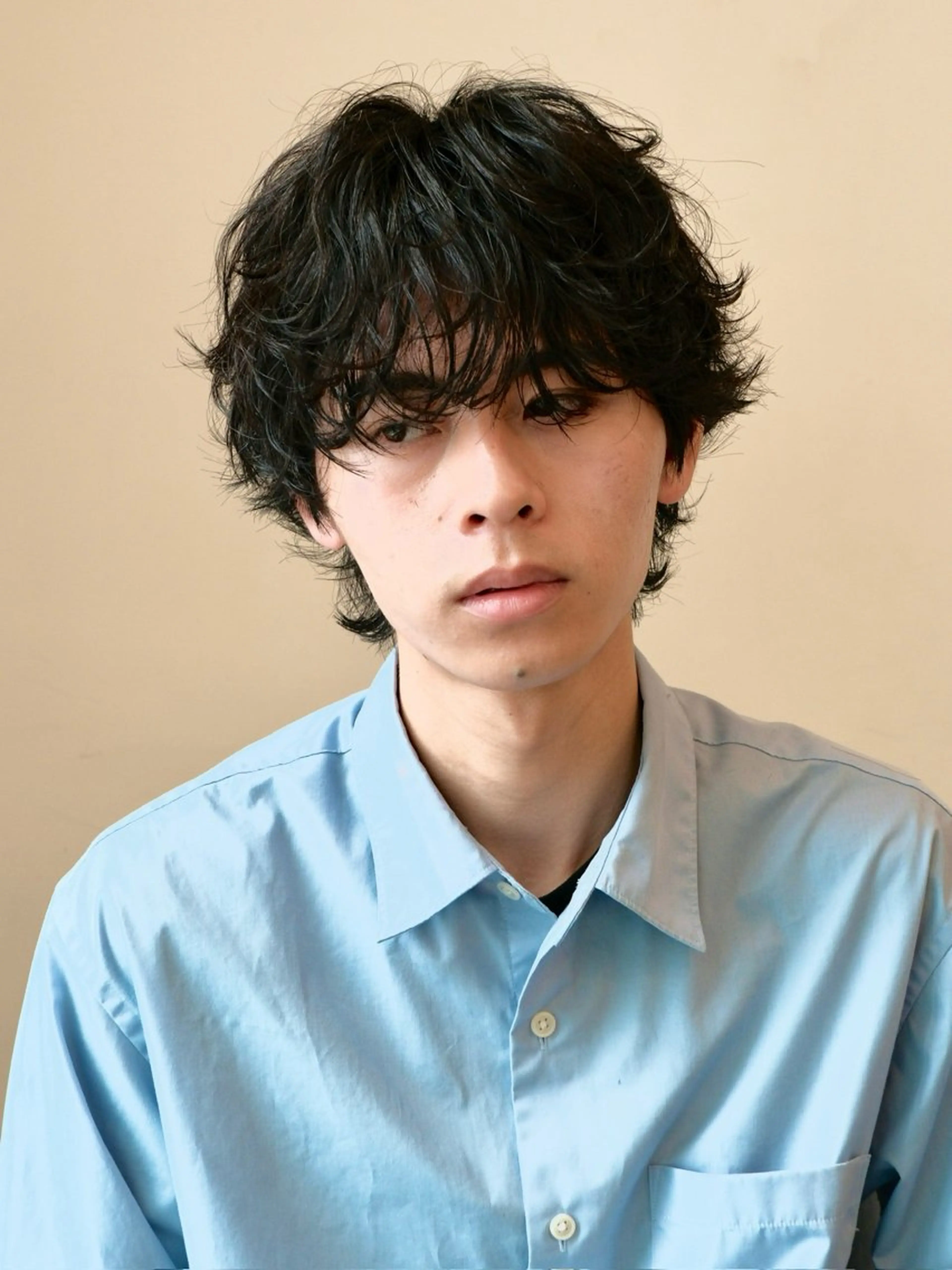 パーマ メンズ カット パーマ シャドウパーマ No.1うえちりくのヘアスタイル