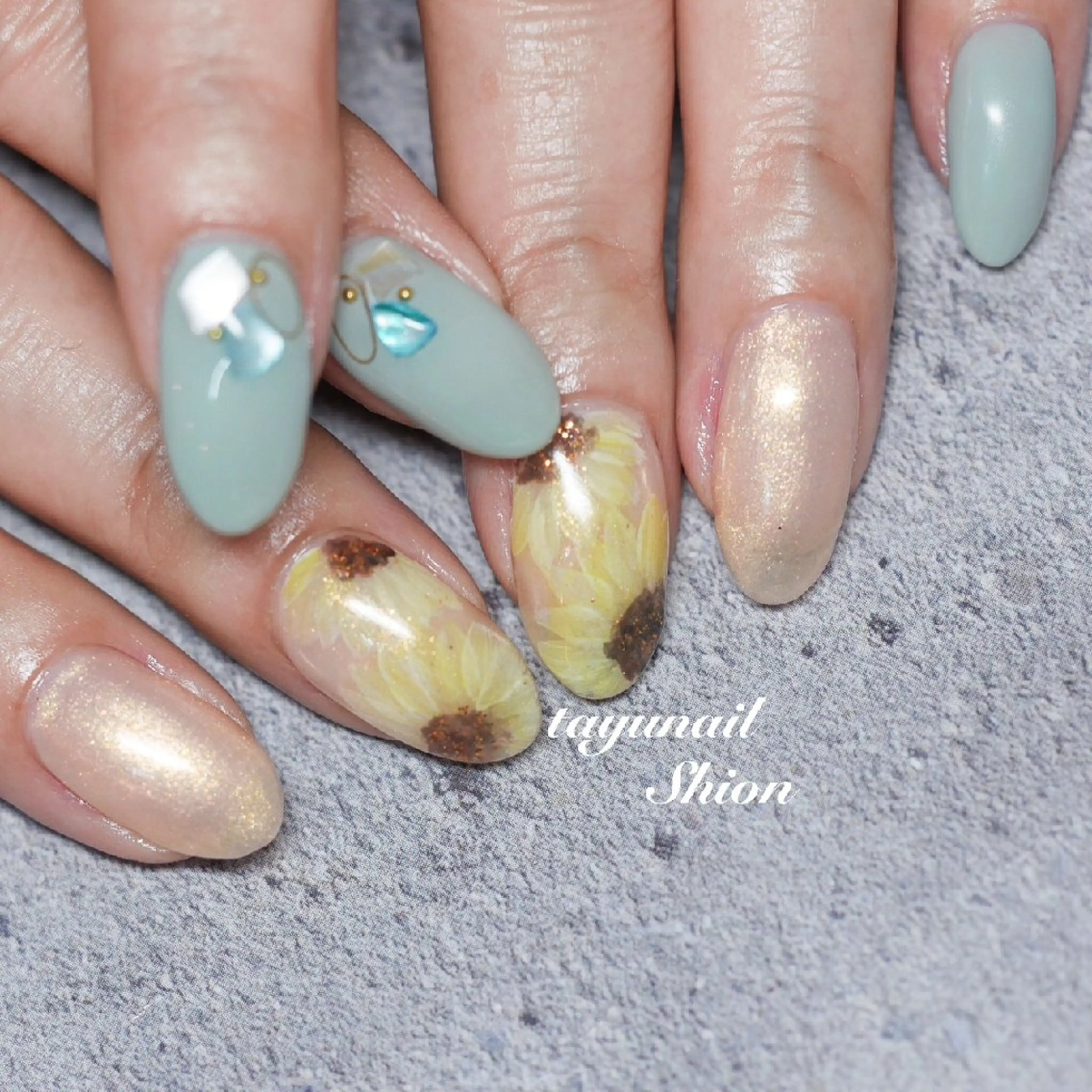 ネイル ジェルネイル パラジェル ネイルサロン 【たゆnail】のネイルデザイン