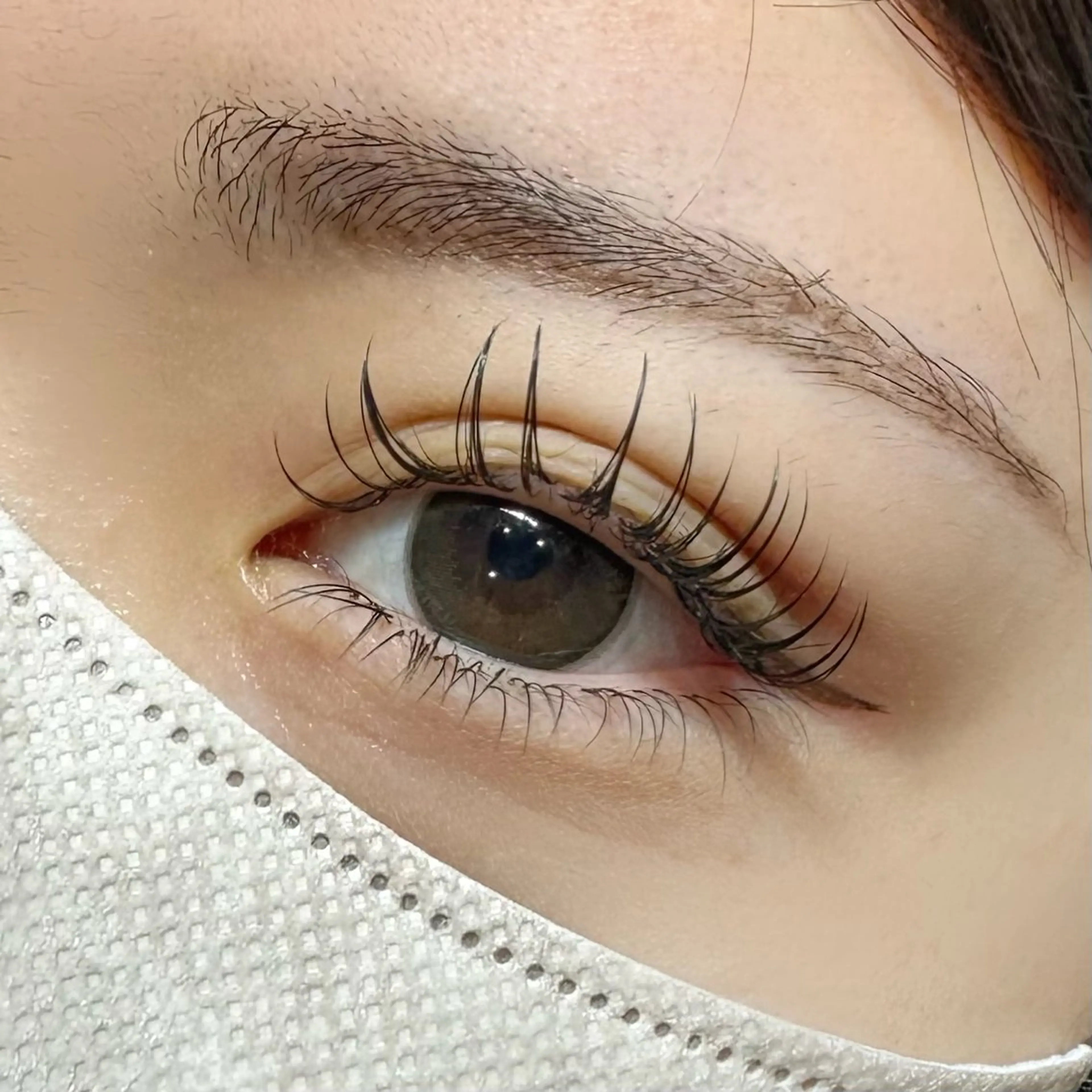 マツエク・マツパ フラットラッシュ NOA名駅束感まつげ ×眉毛SENA🎀のマツエク・マツパデザイン