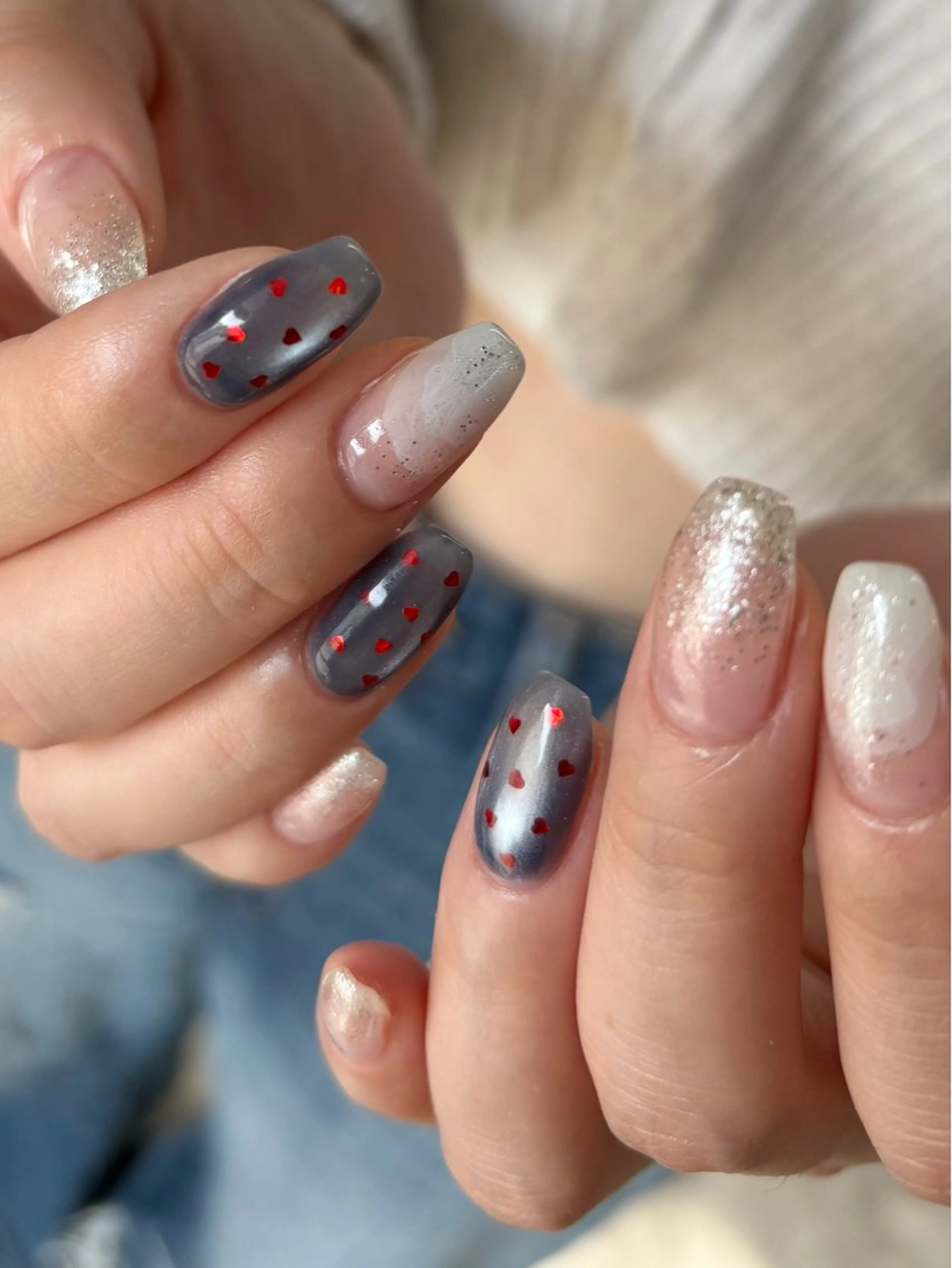 ネイル ハンドネイル rikako OAK溝の口のネイルデザイン