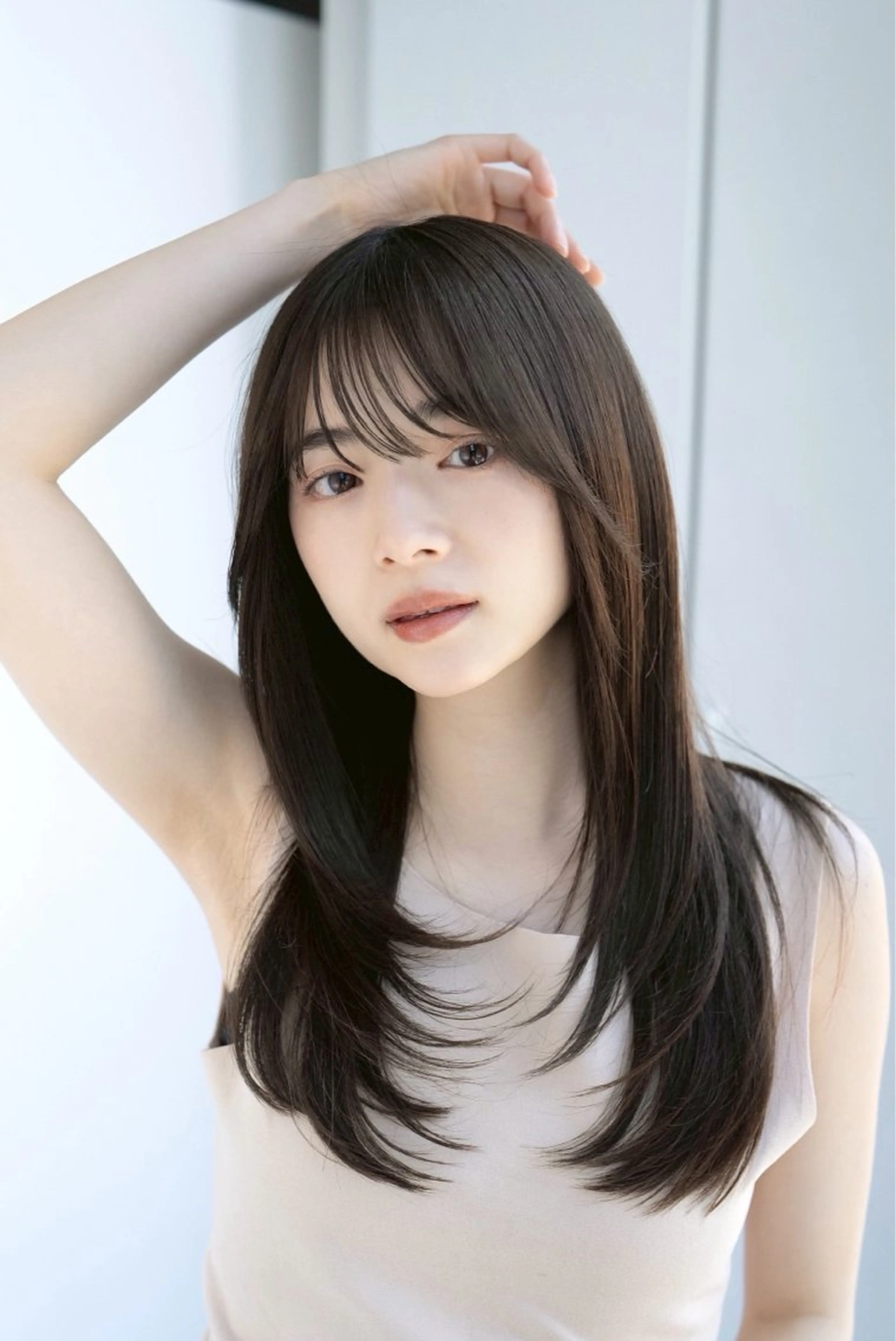 ミディアム ヘアカラー 透明感カラー/赤み 消しカラー/修生のヘアスタイル