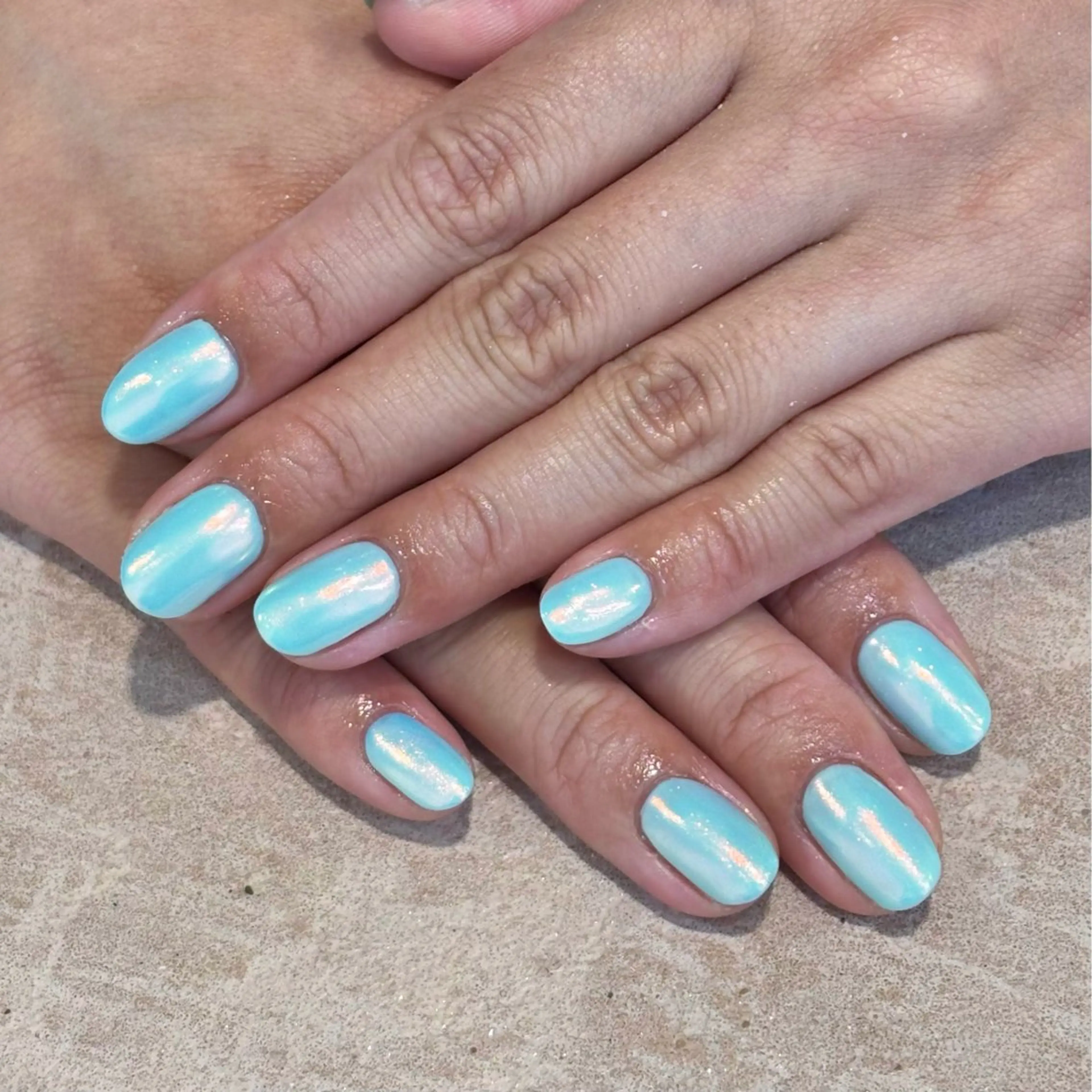 ネイル オーロラネイル ミラーネイル モデル様募集中♡ Kokomi🍮のネイルデザイン