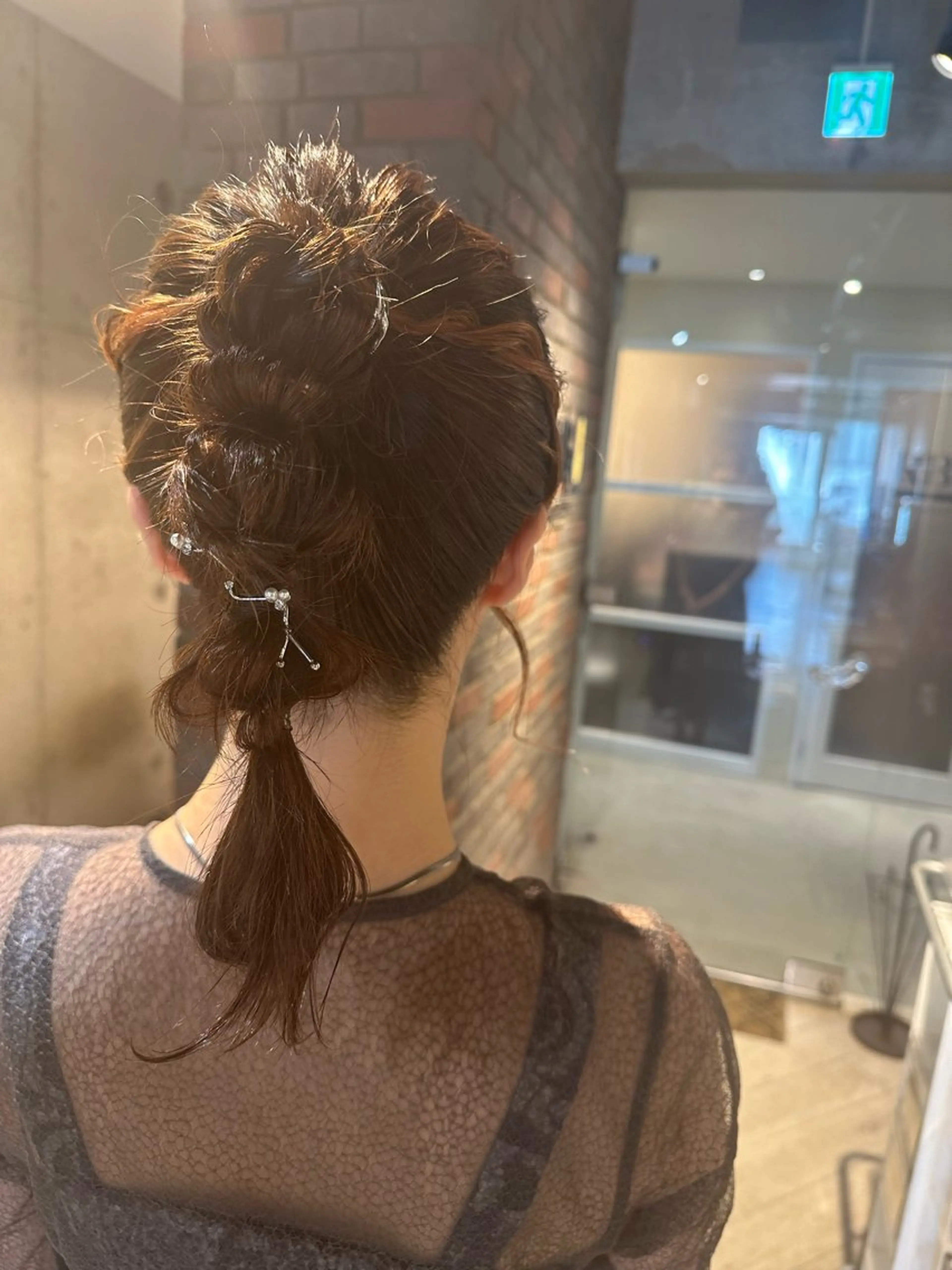 ヘアアレンジ ヘアセット 大塚 夏生のヘアスタイル