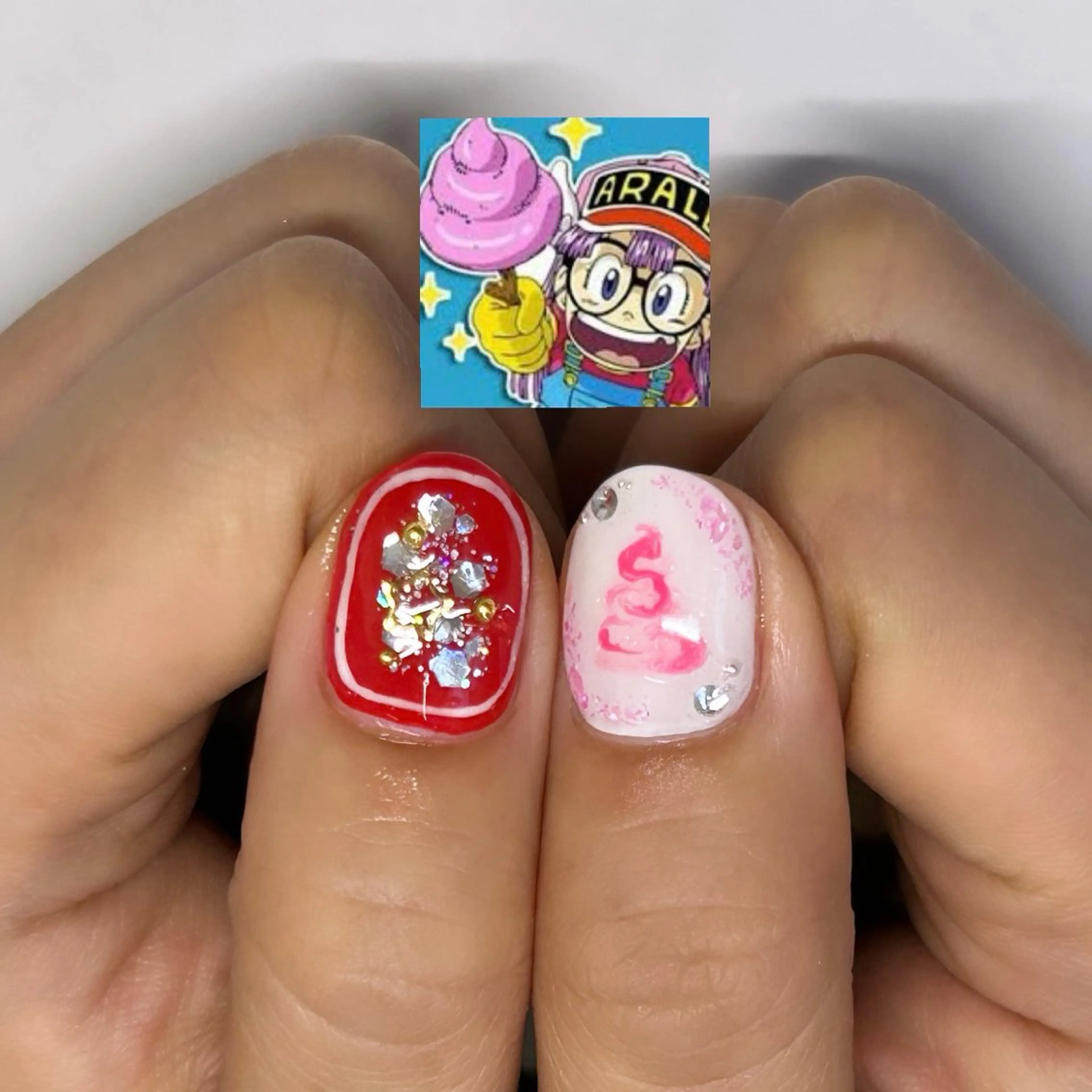 ネイル ハンドネイル one nail 【推し/概念ネイル】のネイルデザイン