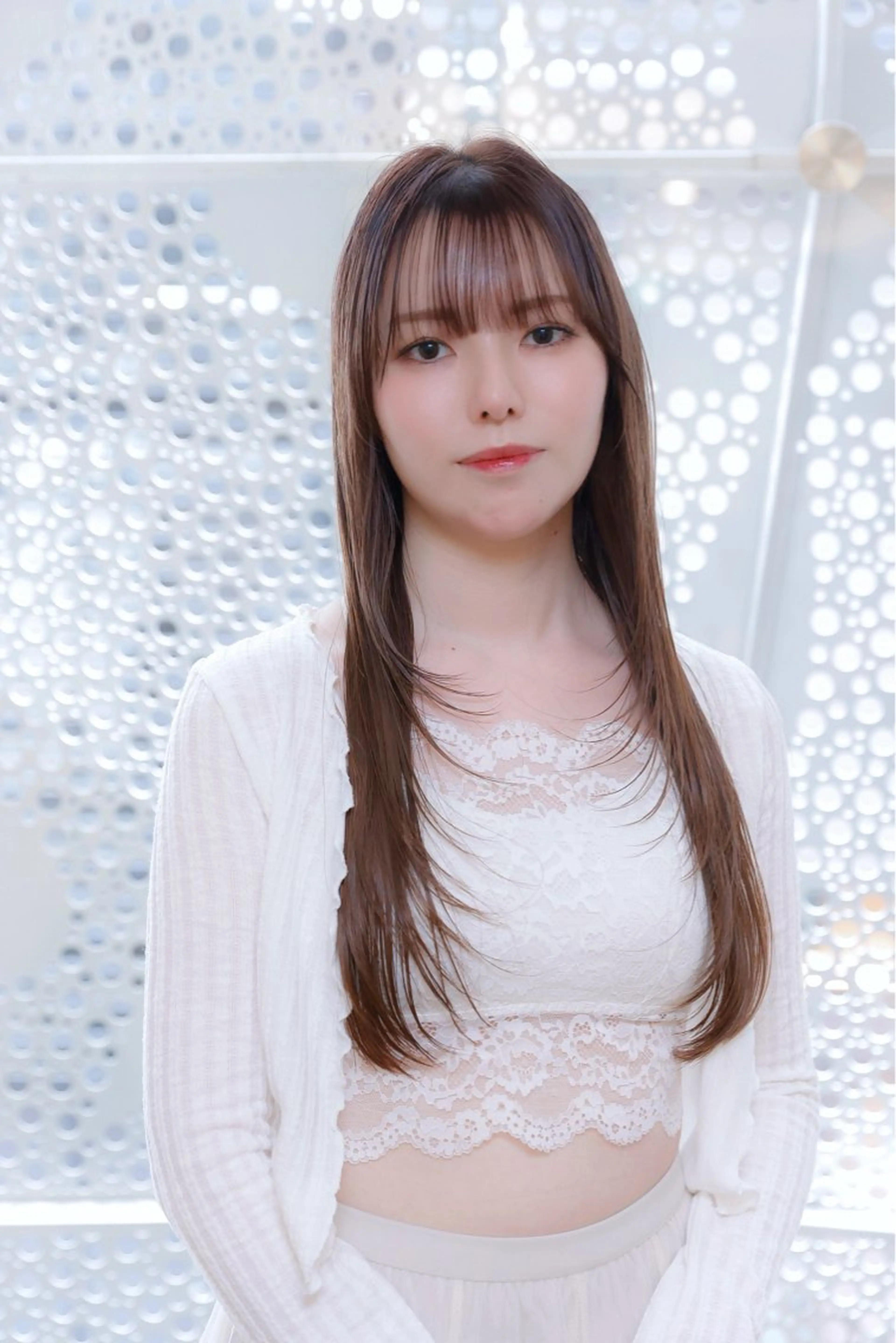 ロング カット ヘアカラー トリートメント 頭から整える美容師 松田のヘアスタイル