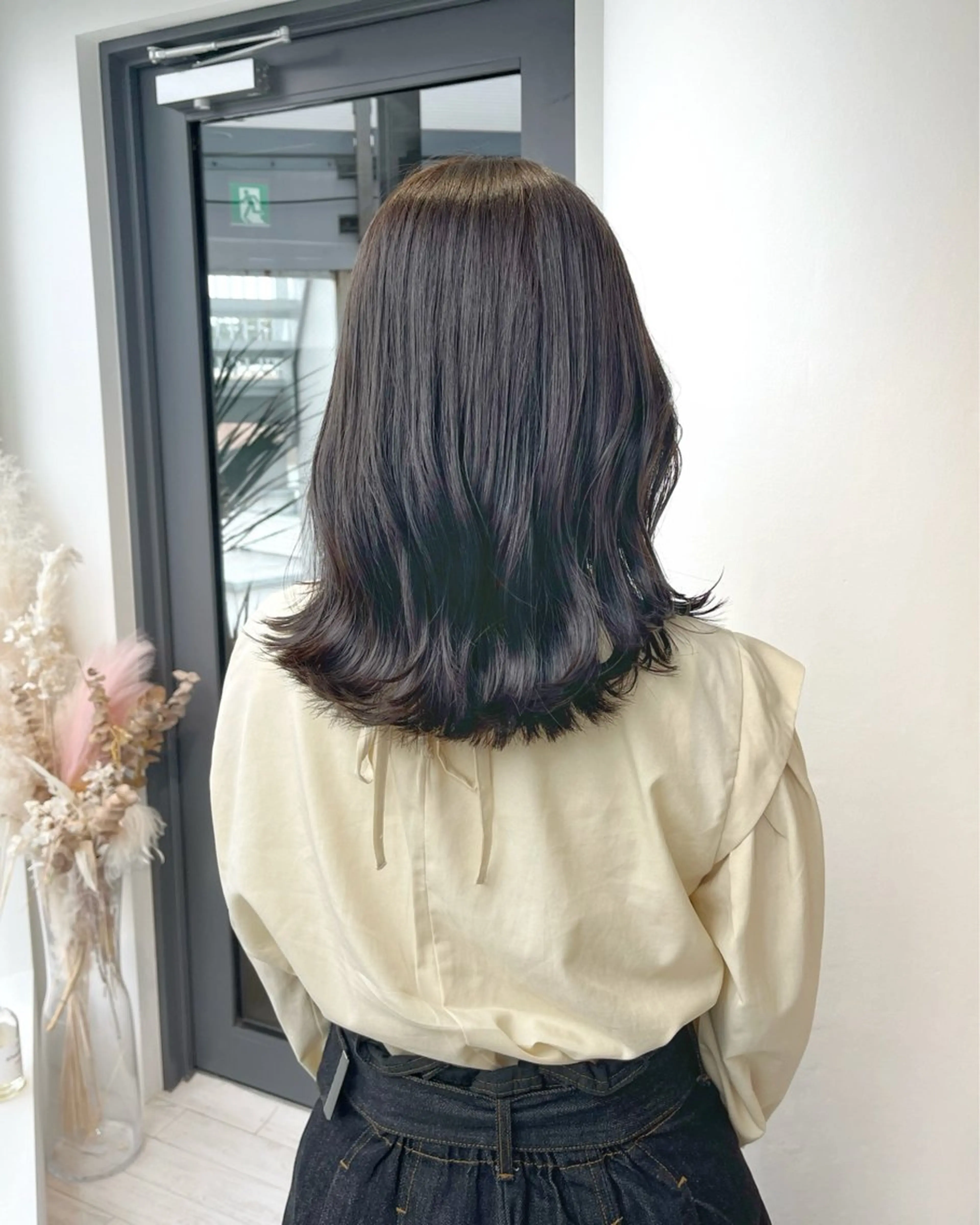 ミディアム くびれヘア ボブ/レイヤー/ 茉莉花のヘアスタイル