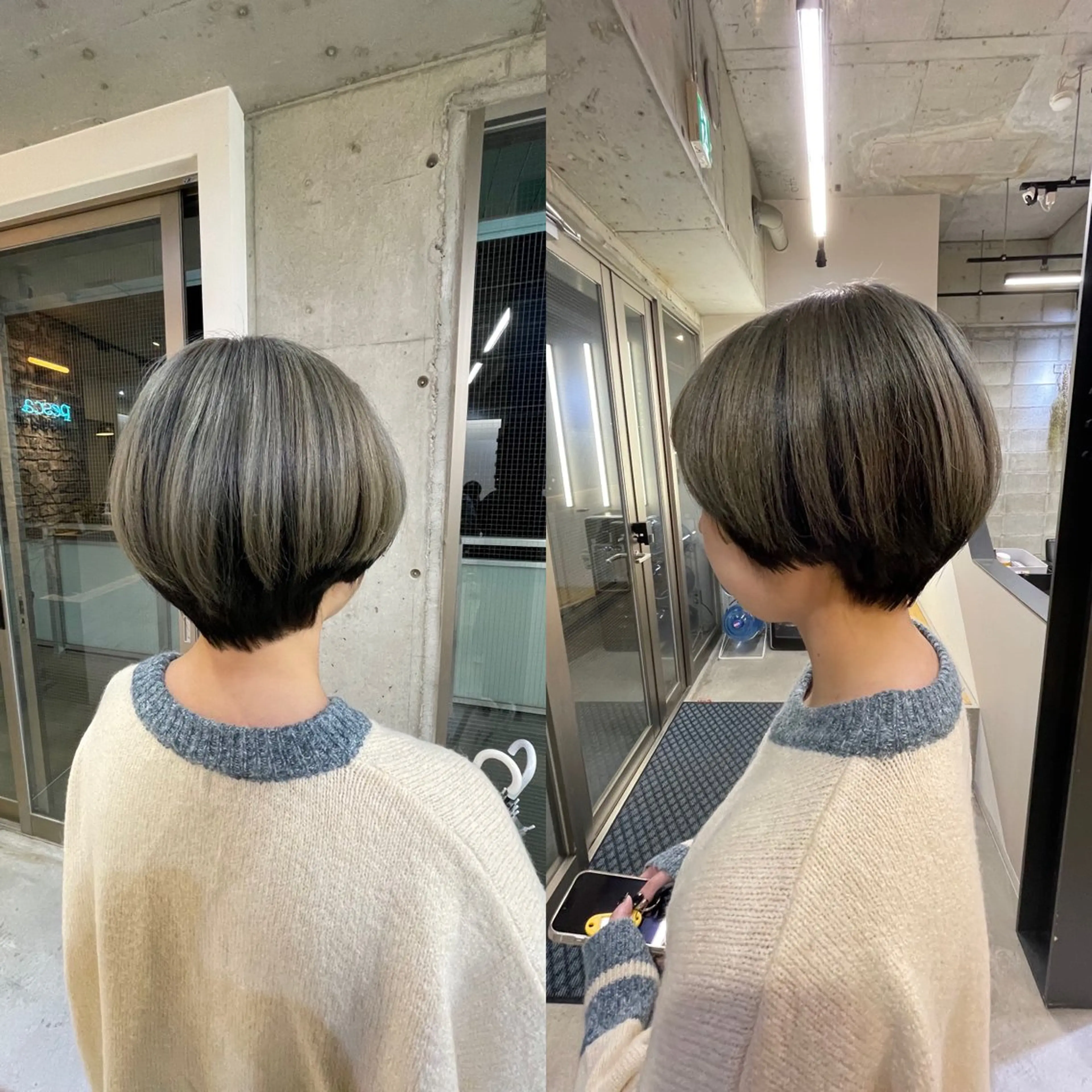 ショート カット ヘアカラー 加藤 泰輔のヘアスタイル