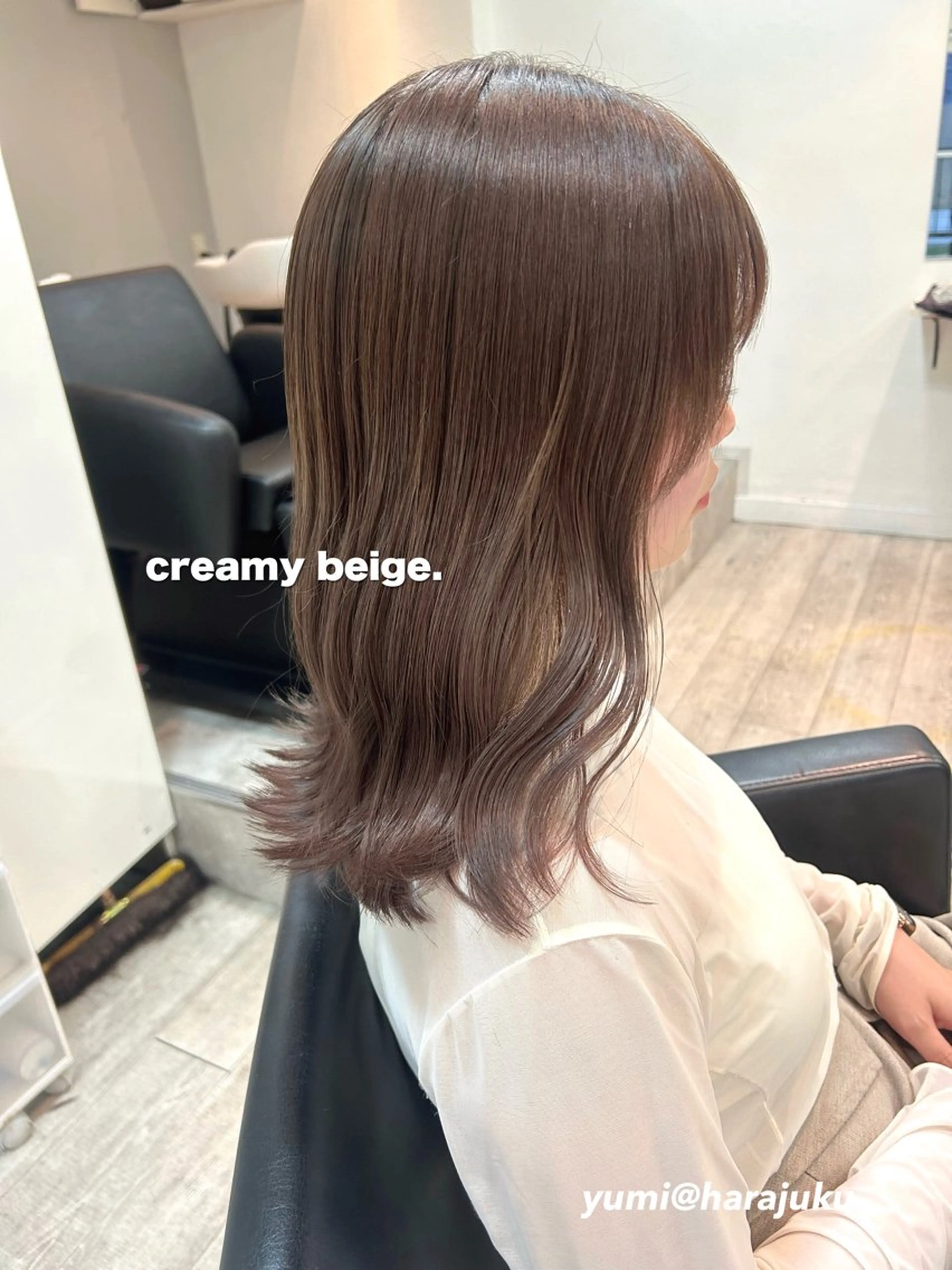 ミディアム カラー パーマ ヘアアレンジ メンズ ワット 原宿のヘアスタイル