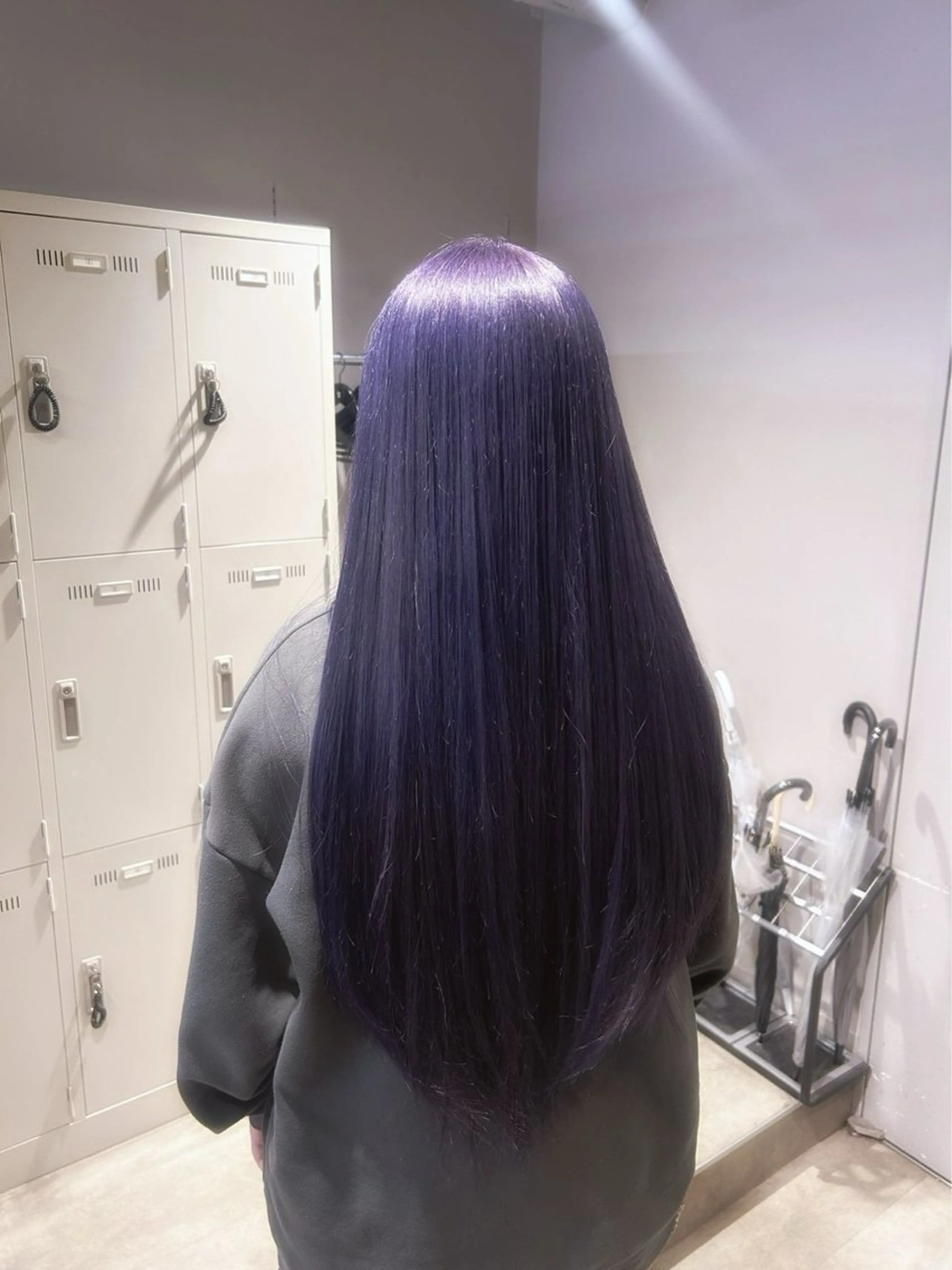 ロング ヘアカラー トリートメント 銀座/髪質改善✨️ 寒色カラー💎もかのヘアスタイル