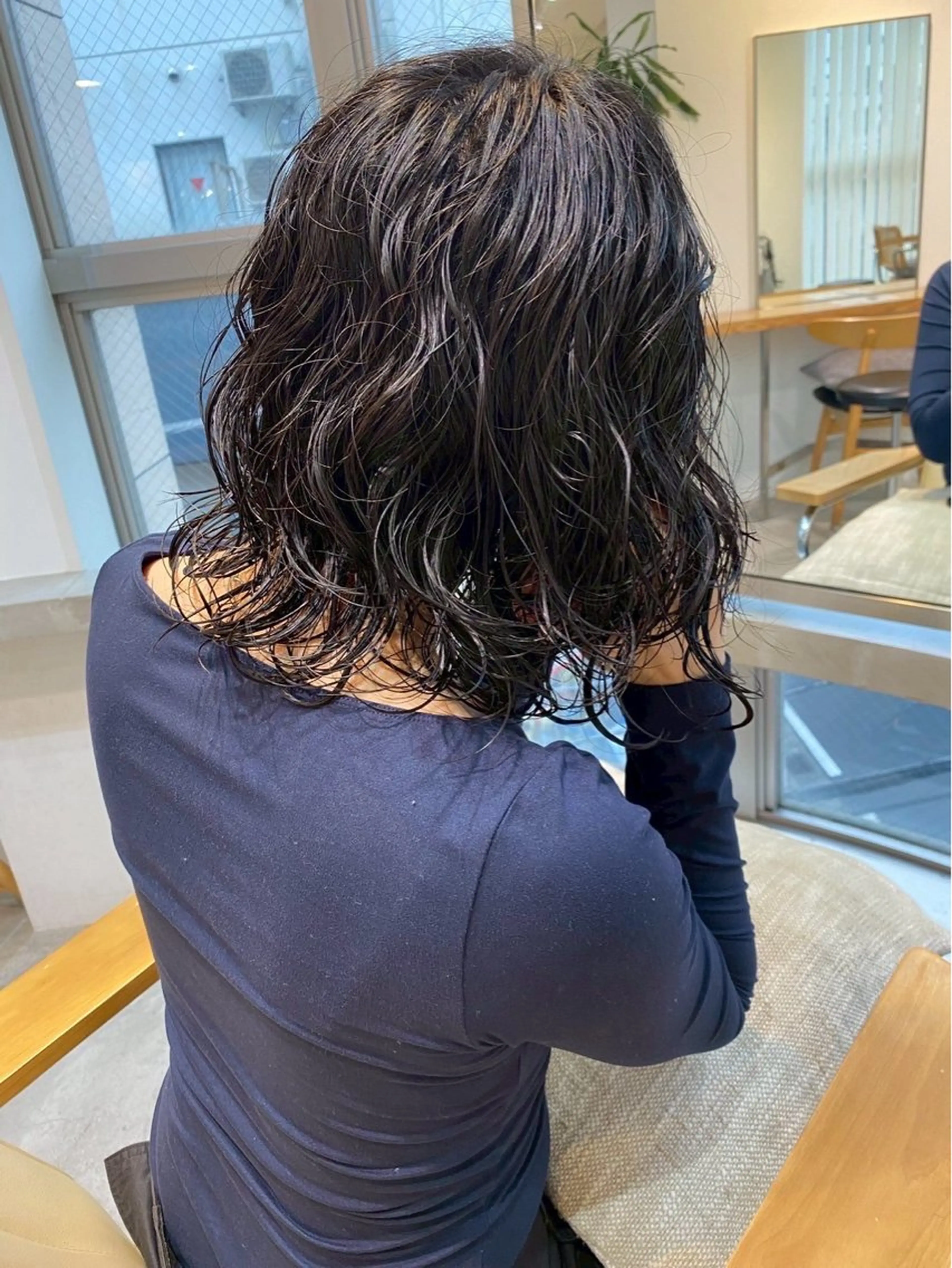 ミディアム パーマ 香山 海斗のヘアスタイル