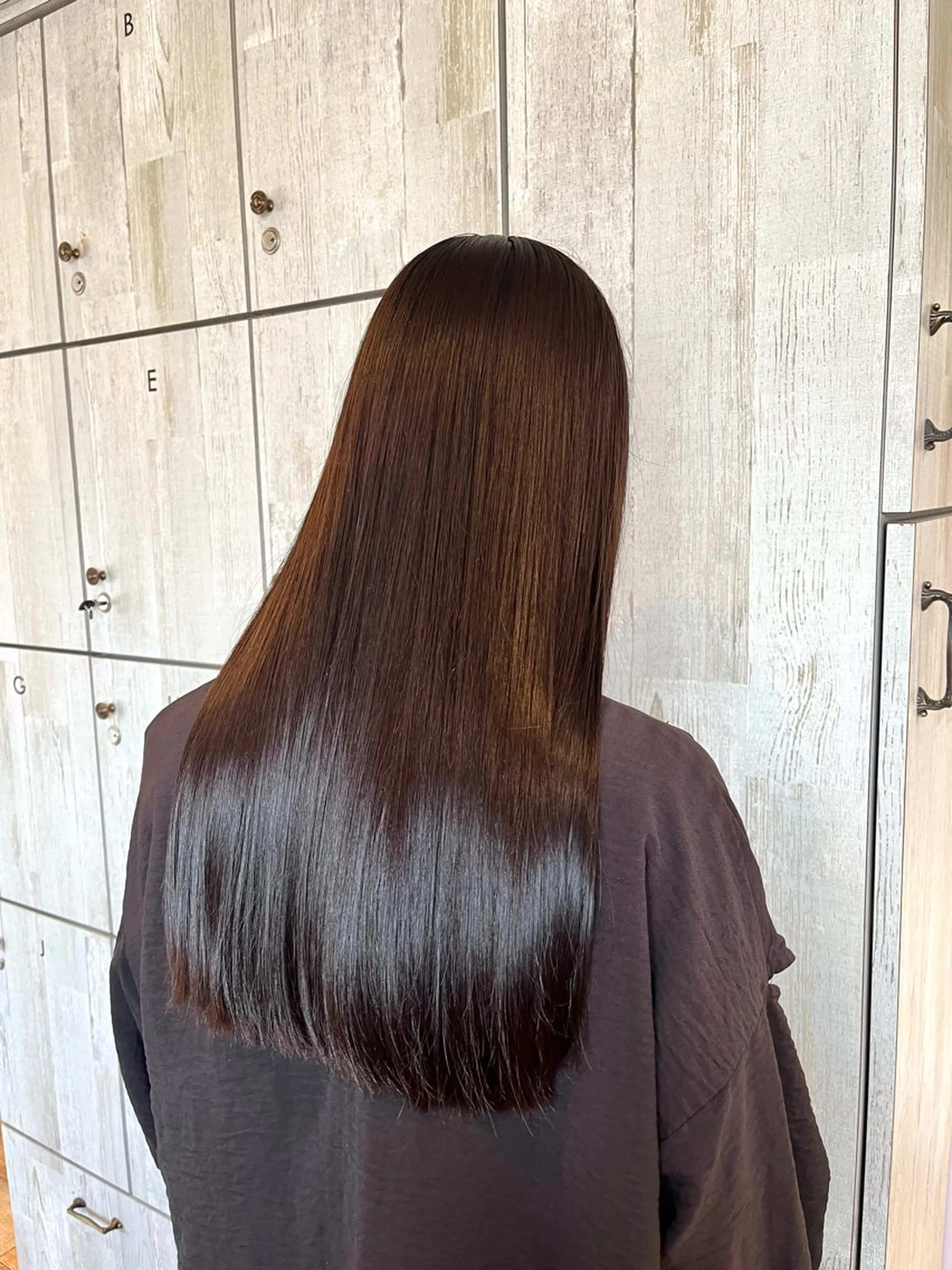 ロング カラー 髪質改善 ♡ナナコ♡ レイヤー/艶髪のヘアスタイル