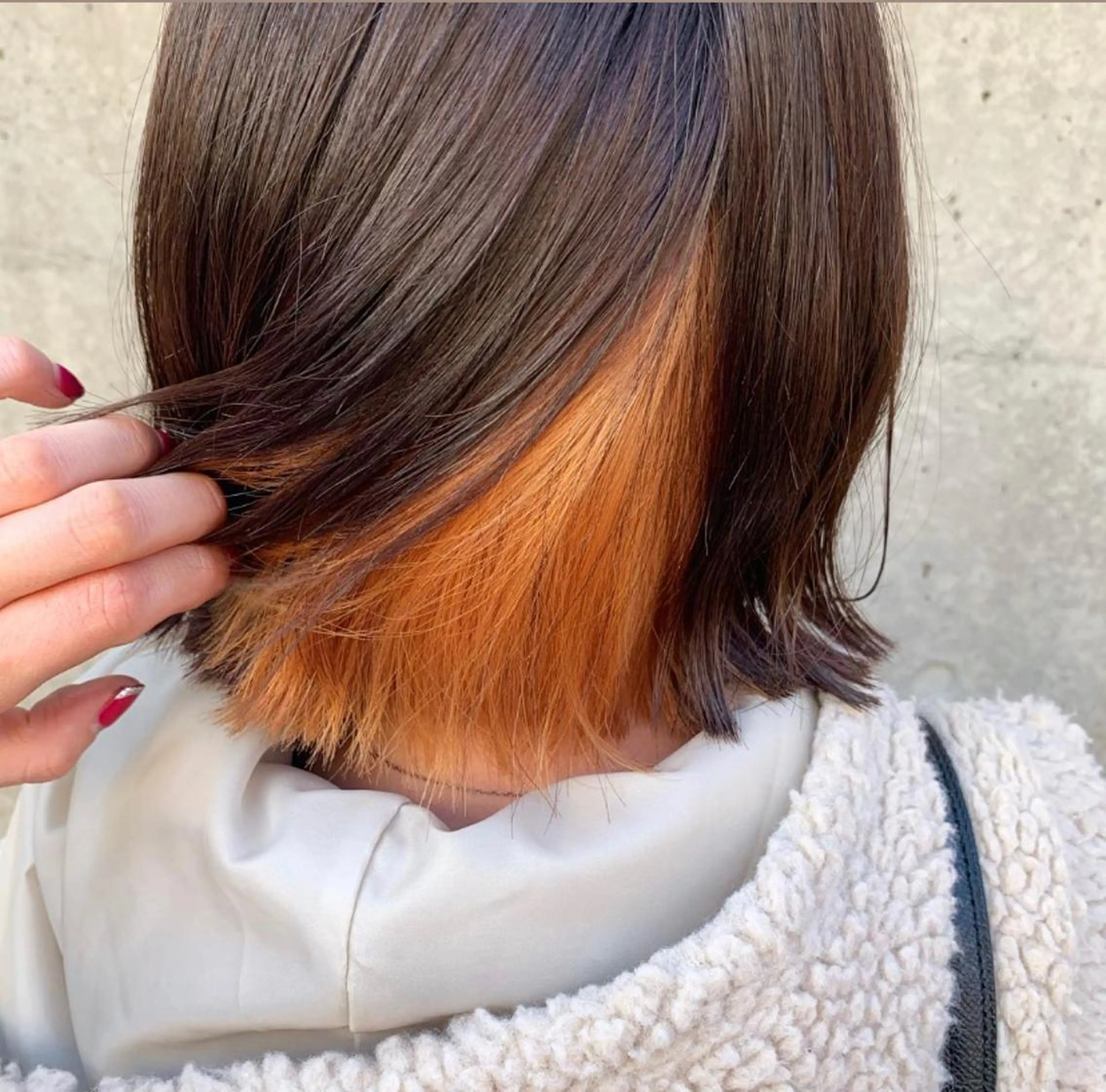 ショート カラー ブリーチ ヘアカラー トリートメント 🌷お洒落推しカラー moe🐰🌷のヘアスタイル