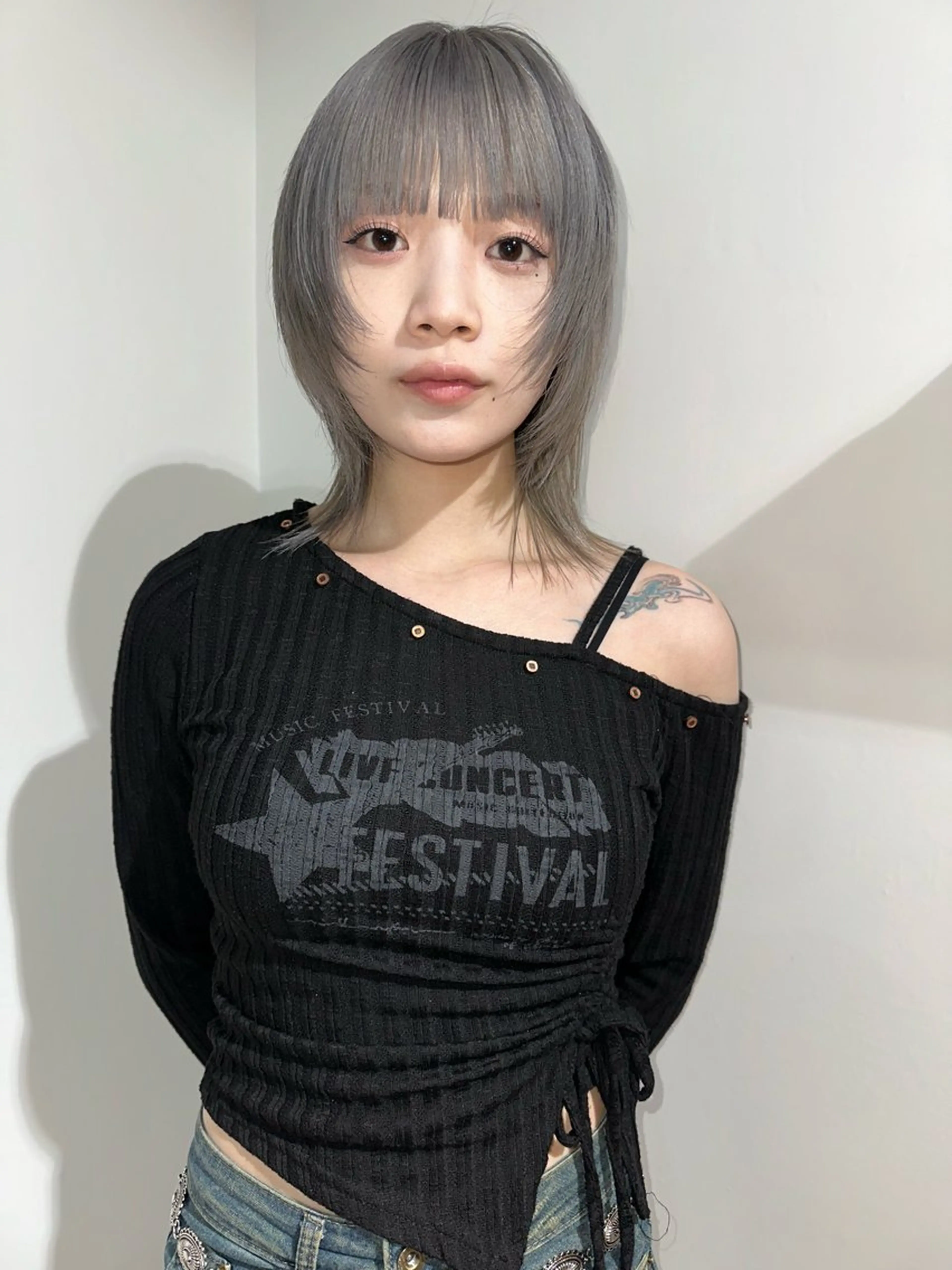 ミディアム カラー カット ヘアカラー トリートメント 🎀オイダイラ モモカ🎀のヘアスタイル