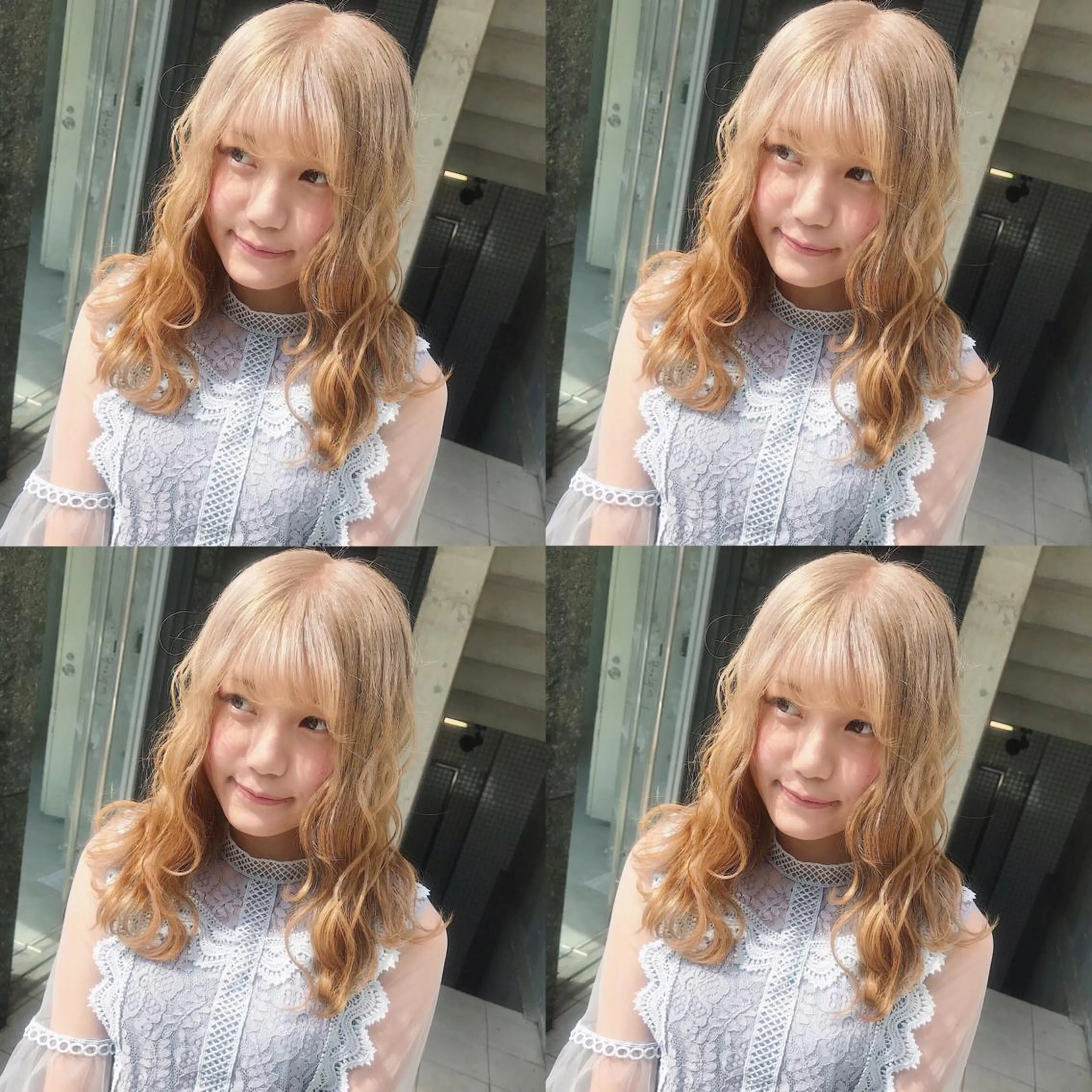 セミロング カラー ヘアアレンジ カット ヘアカラー トリートメント TAKUMAブリーチ /切りっぱなし🪽のヘアスタイル