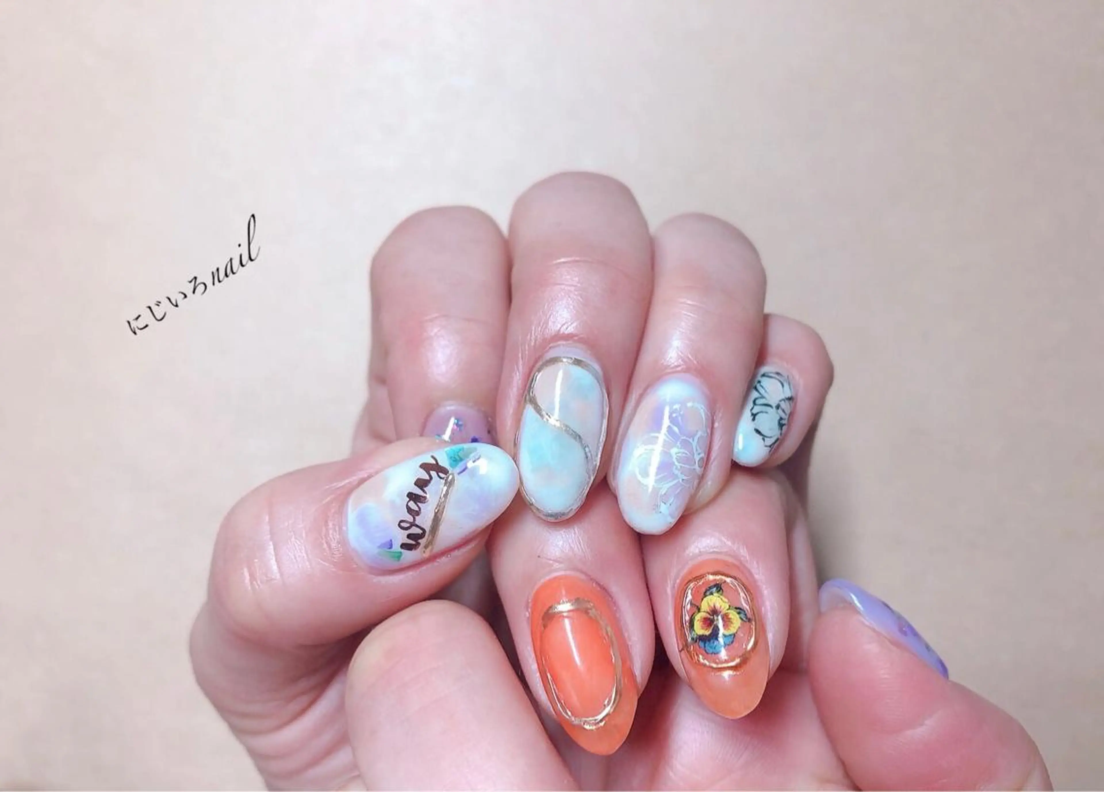ネイル にじいろ nailのネイルデザイン