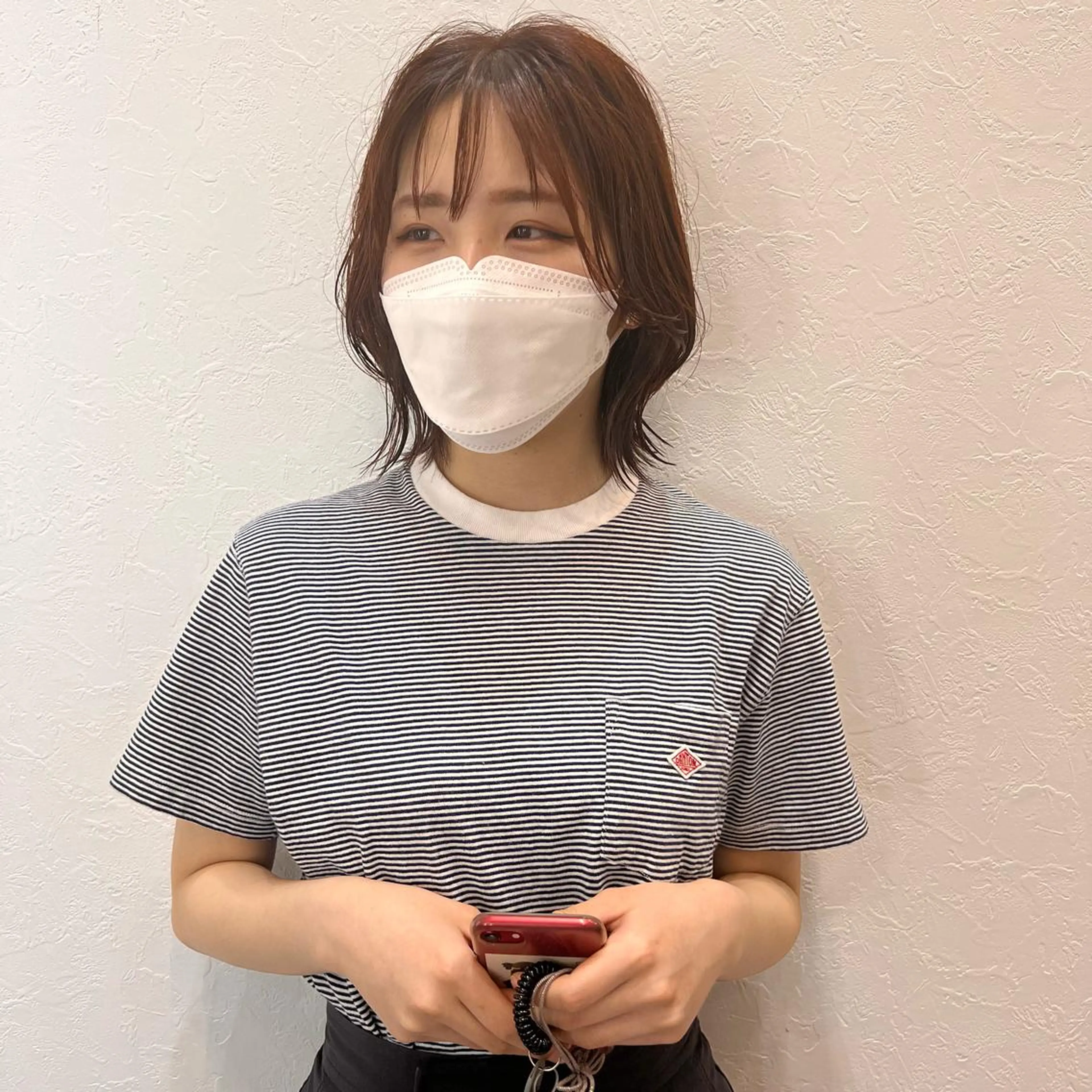 ミディアム カット 縮毛矯正 トリートメント 🟤TAP🟤 木曳野　金沢店のヘアスタイル