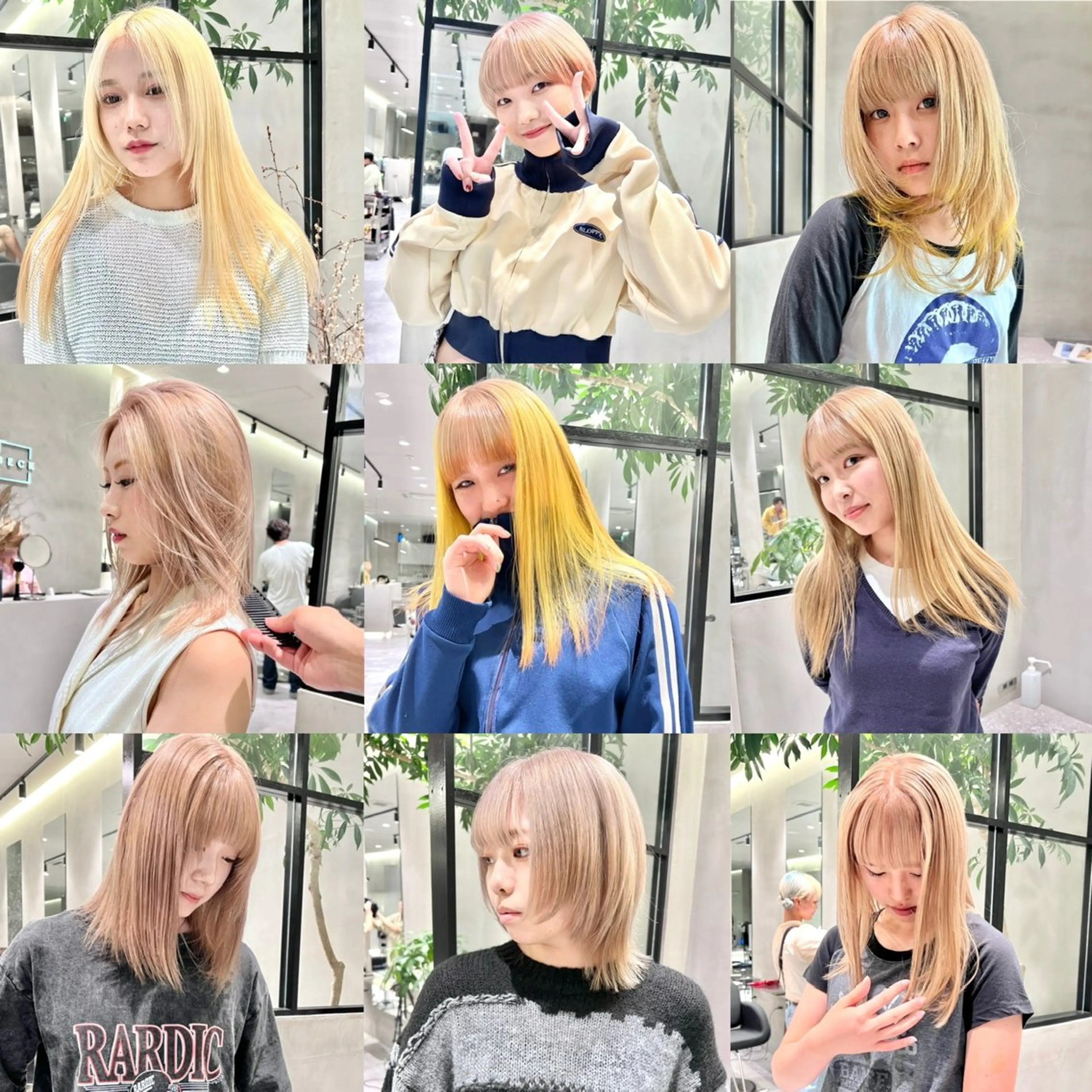 〈淡いハイトーンにしたい方〉トリプルカラー+最高級補修ケアトリートメントの写真