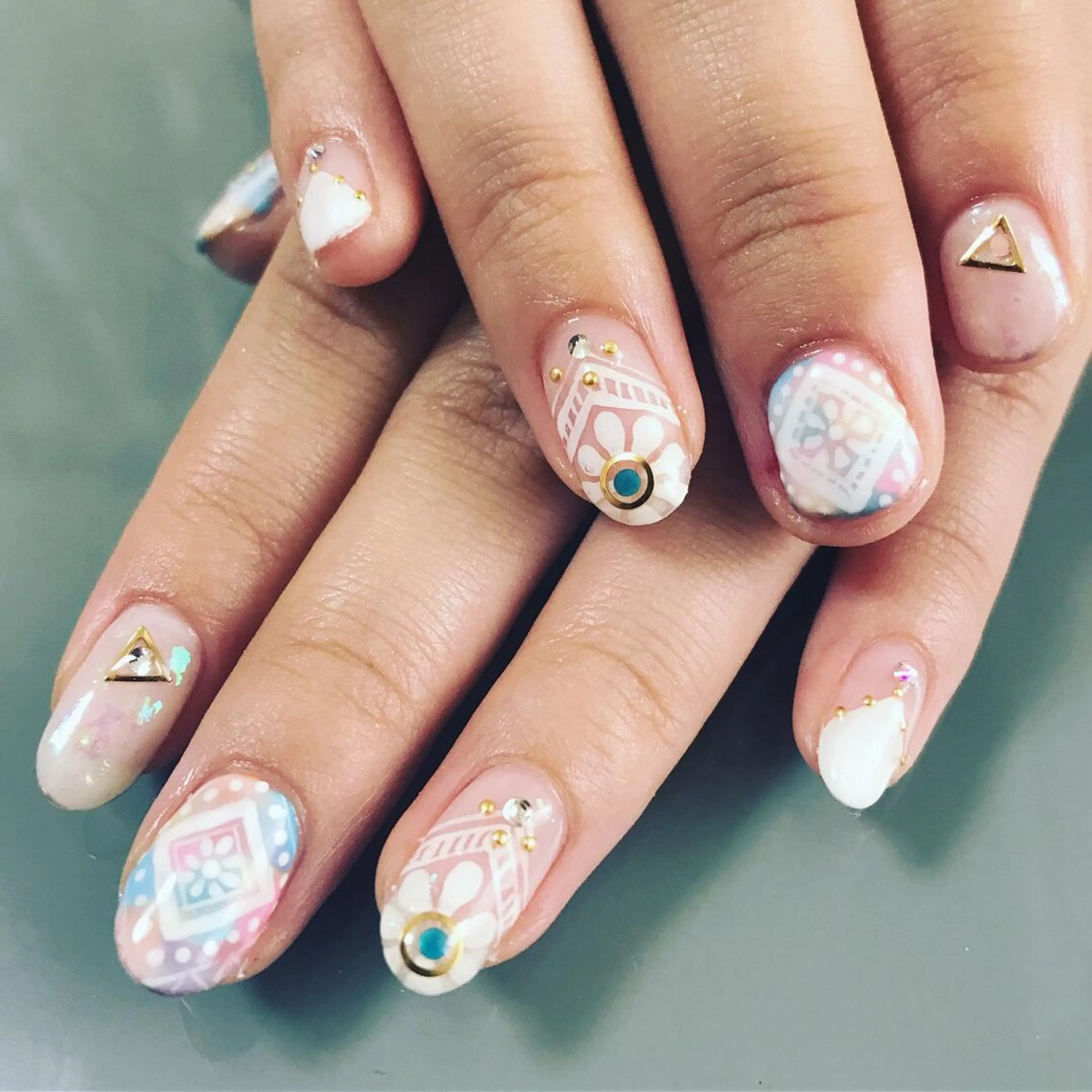 ネイル 持ち込み ハンドネイル Masuko Yasukaのネイルデザイン