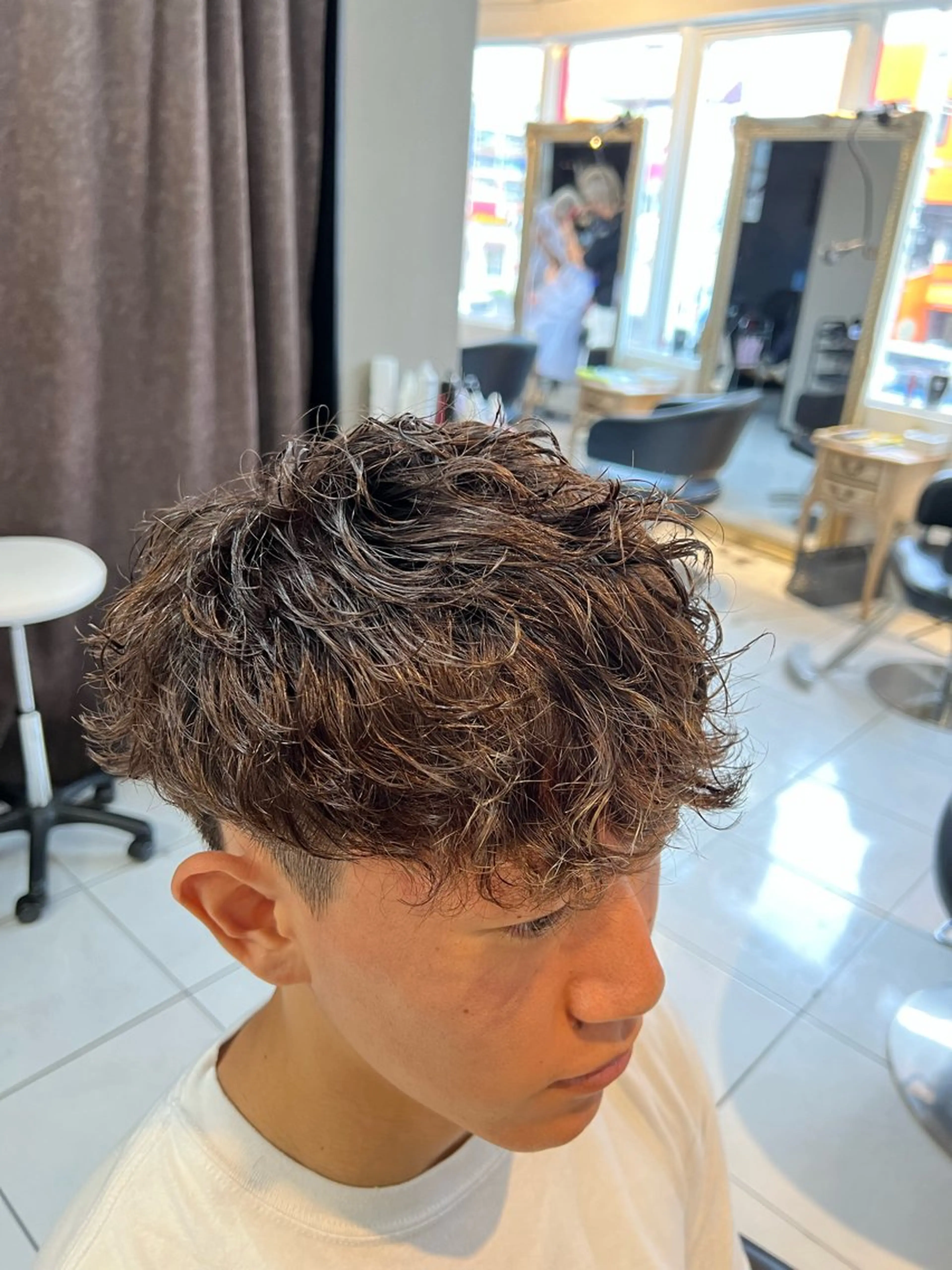 パーマ メンズ カット パーマ パーマ特化美容師 茂木広幸のヘアスタイル